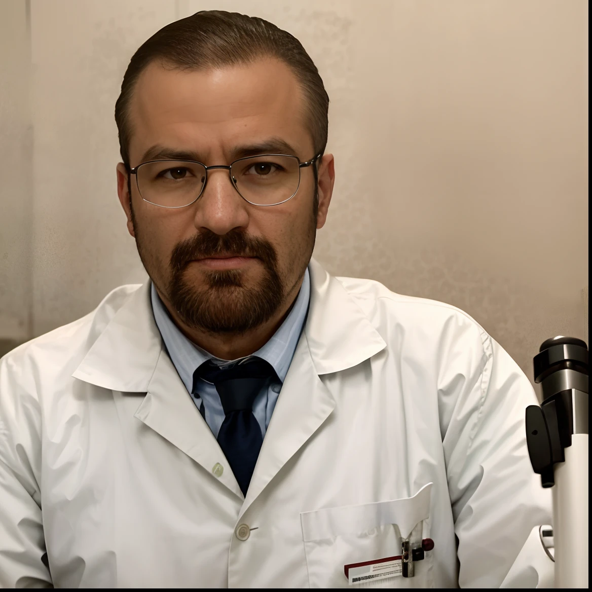 arafed man in a lab coat sitting in front of a microscope, Henry Alvim Correa, aykut aydogdu, mohamed reda, icaro carvalho, nekro petros afshar, david rios ferreira, aykut aydogdu zener, baris yesilbas, emad mostaque, doctor