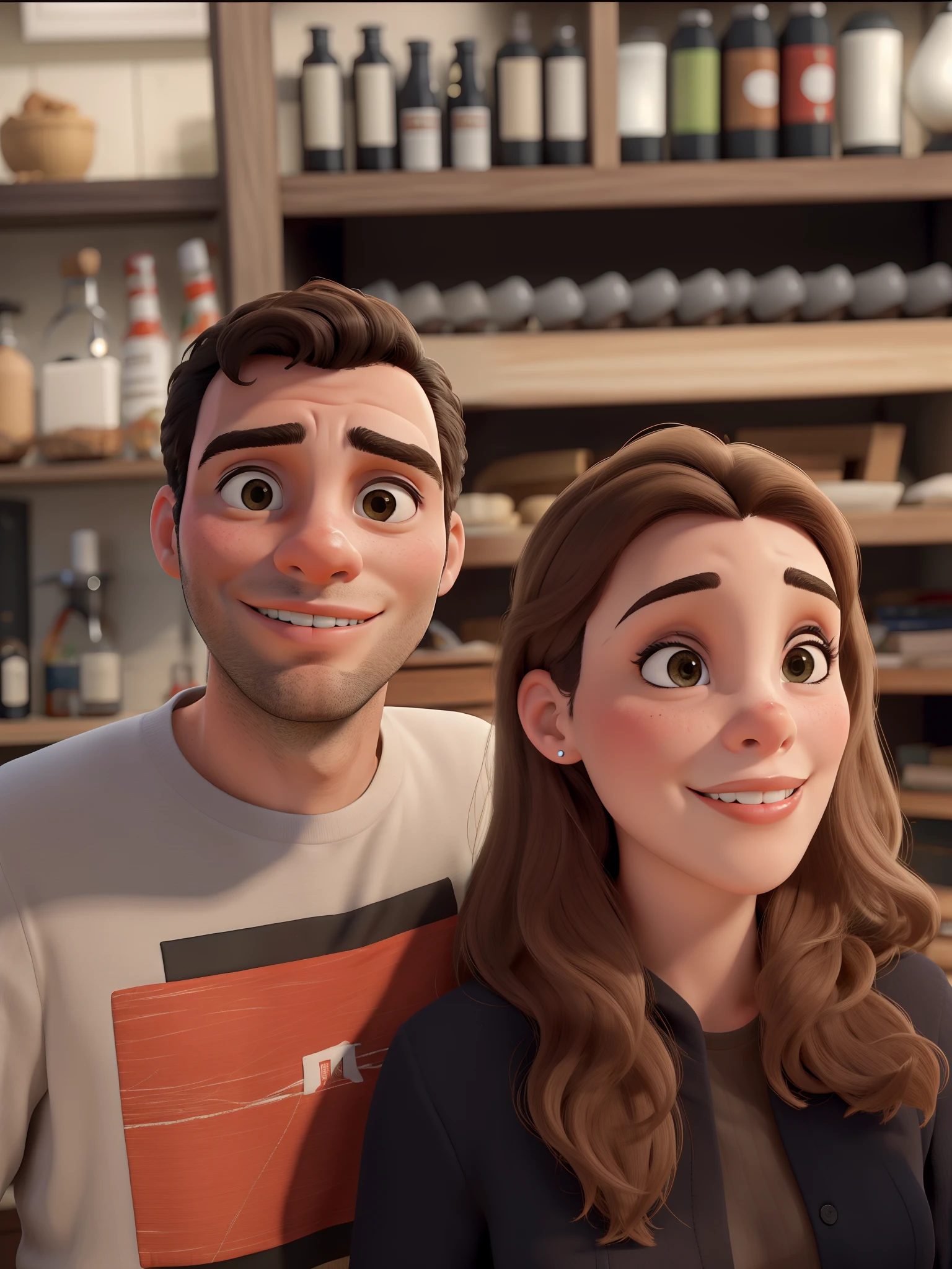 obra-prima, melhor qualidade, casal, rosto detalhado