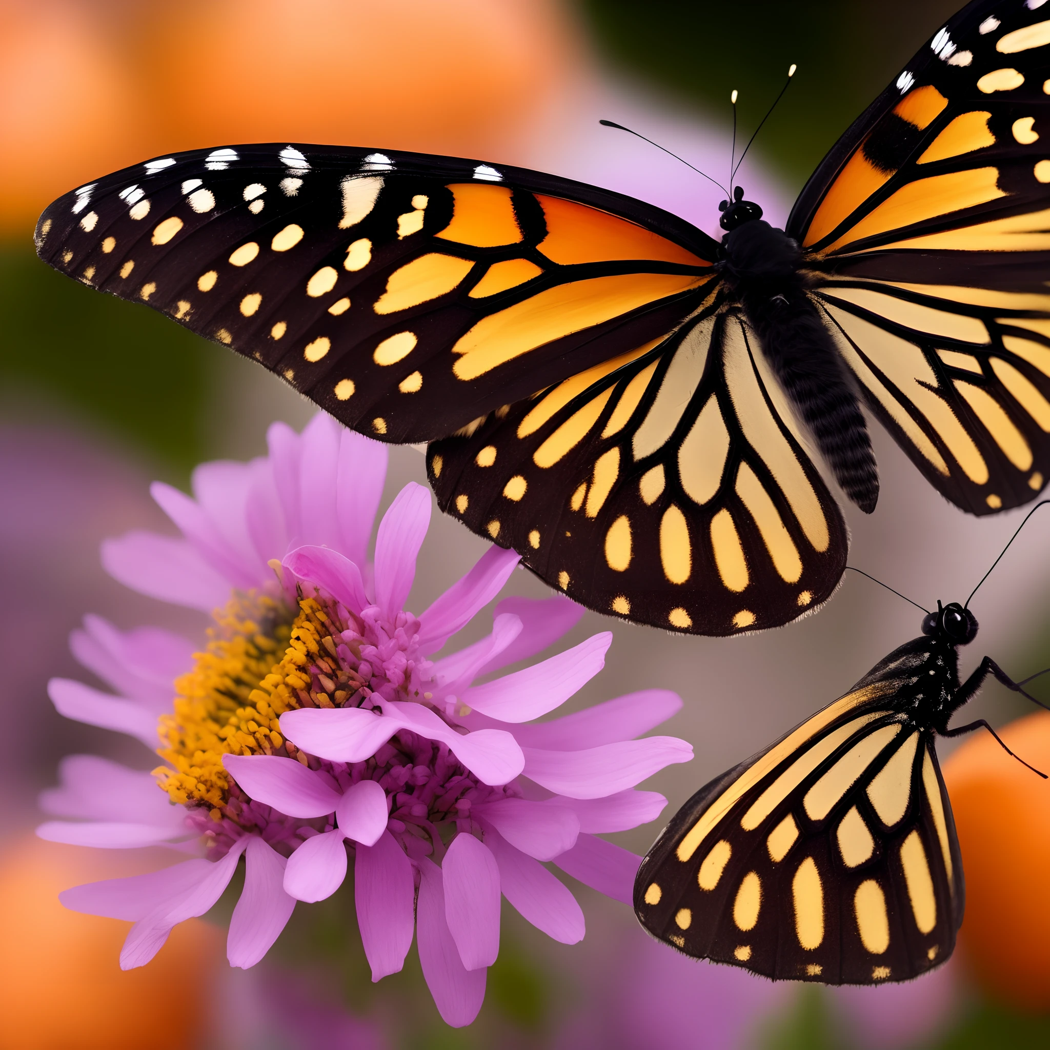 pixarI'm a psychotherapist, I'm 40 years old, I have black hair and in the office I have a picture of a butterfly with one of the normal wings and the other wing made of flowers and the color is predominantly peach