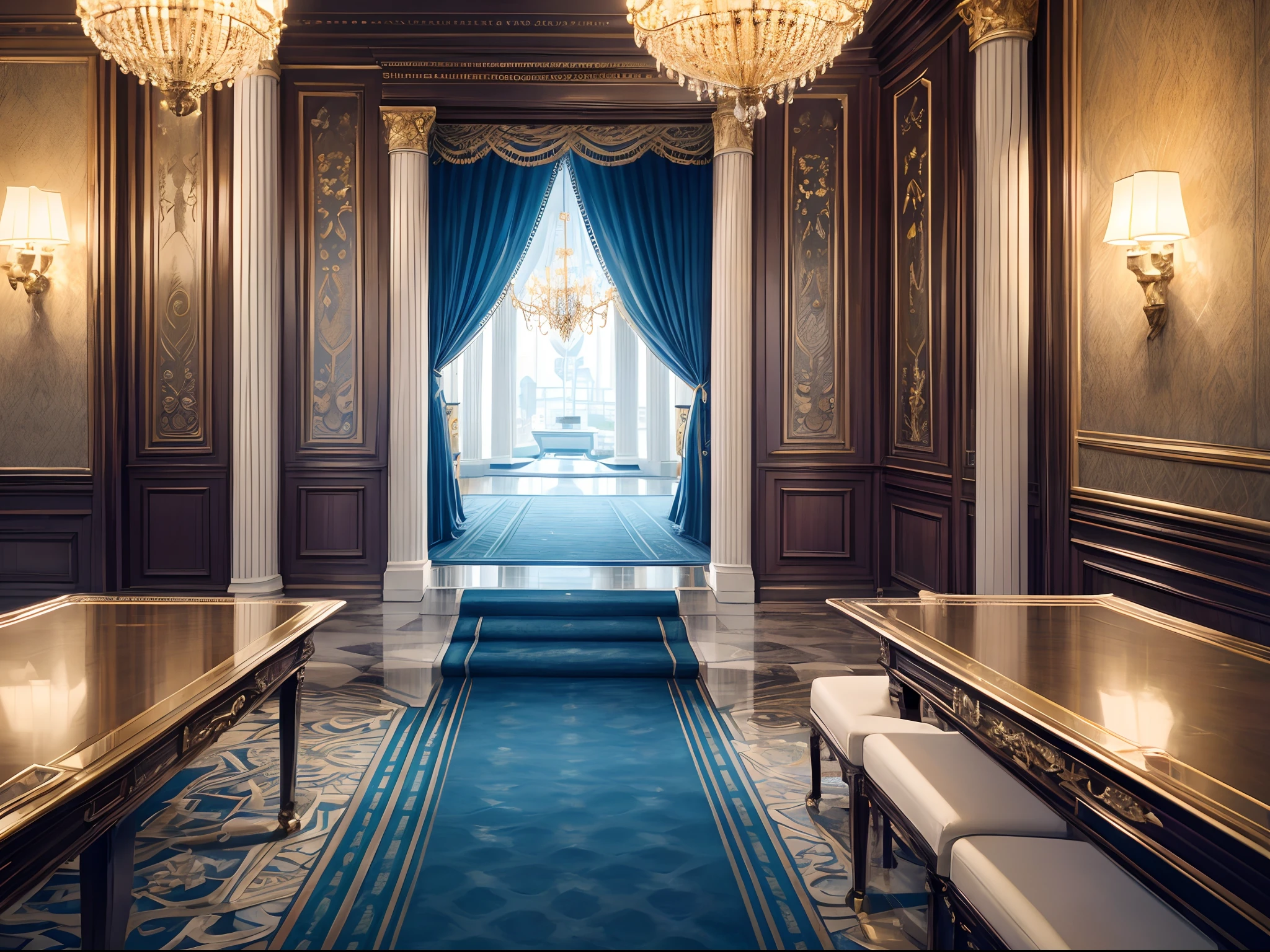 (best quality,4k,8k,highres,masterpiece:1.2),ultra-detailed,(realistic,photorealistic,photo-realistic:1.37),A modern home made of playing cards,cardboard architecture,ornate structure,high-rise building,card suit patterns,facade embellished with spades and diamonds,elaborate card balconies,colorful interiors,card-themed decor,unique card staircases,impressive card wall art,vivid colors,contrasting tones,bright and lively atmosphere,ample natural light,softly glowing chandeliers,extravagant card chandelier centerpiece,grand entrance with a card door,spacious living rooms with luxurious card furniture,elegant dining halls with card tables and chairs,aesthetic card ceiling designs,master bedroom with a comfortable card bed and card-themed accessories,expansive card windows offering panoramic views of the surrounding landscape,lush card gardens and outdoor seating areas,blending of nature and modern architecture,scenic card backyard with a card pool,dynamic composition,harmonious combination of playing cards and modern design,unique fusion of fantasy and reality.