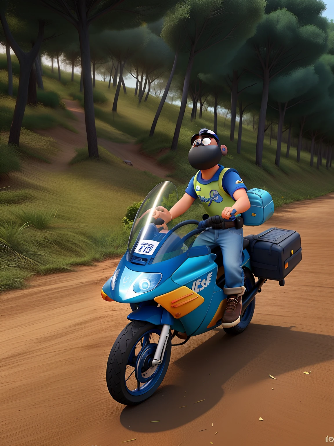 Criar a foto com estilo Disney Pixar