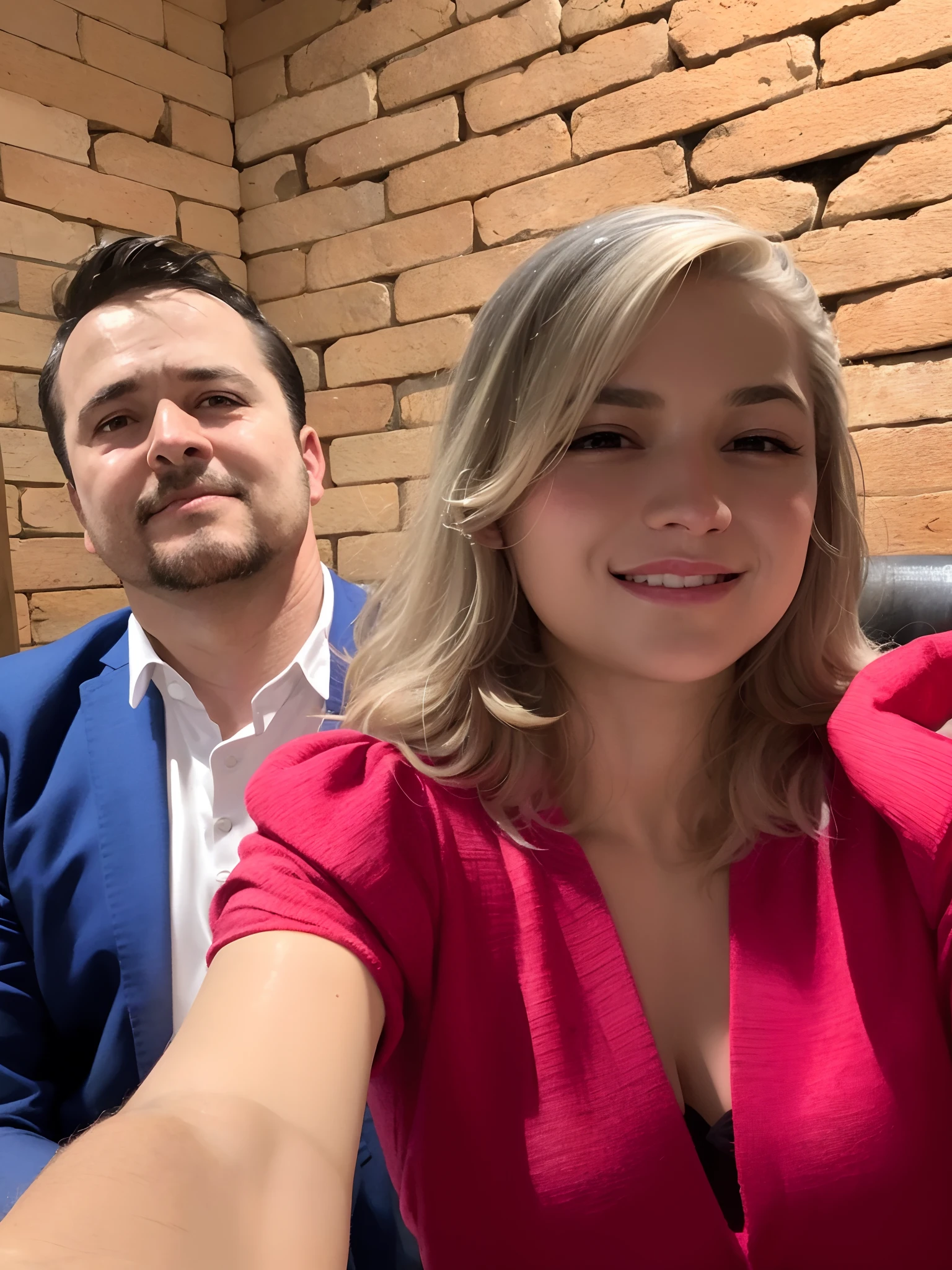 there is a man and a woman taking a selfie together, Directed by: Nandor Soldier, Directed by: Luis Miranda, imagem de perfil, Directed by: Alejandro Obregon, Fotografia selfie 8k, Valentina Embaralhamento, by Amelia Peláez, Directed by: Samuel Silva, Directed by: Matteo Pérez, Directed by: Felipe Seade, Directed by: David Ruby, Directed by: Emma Rios