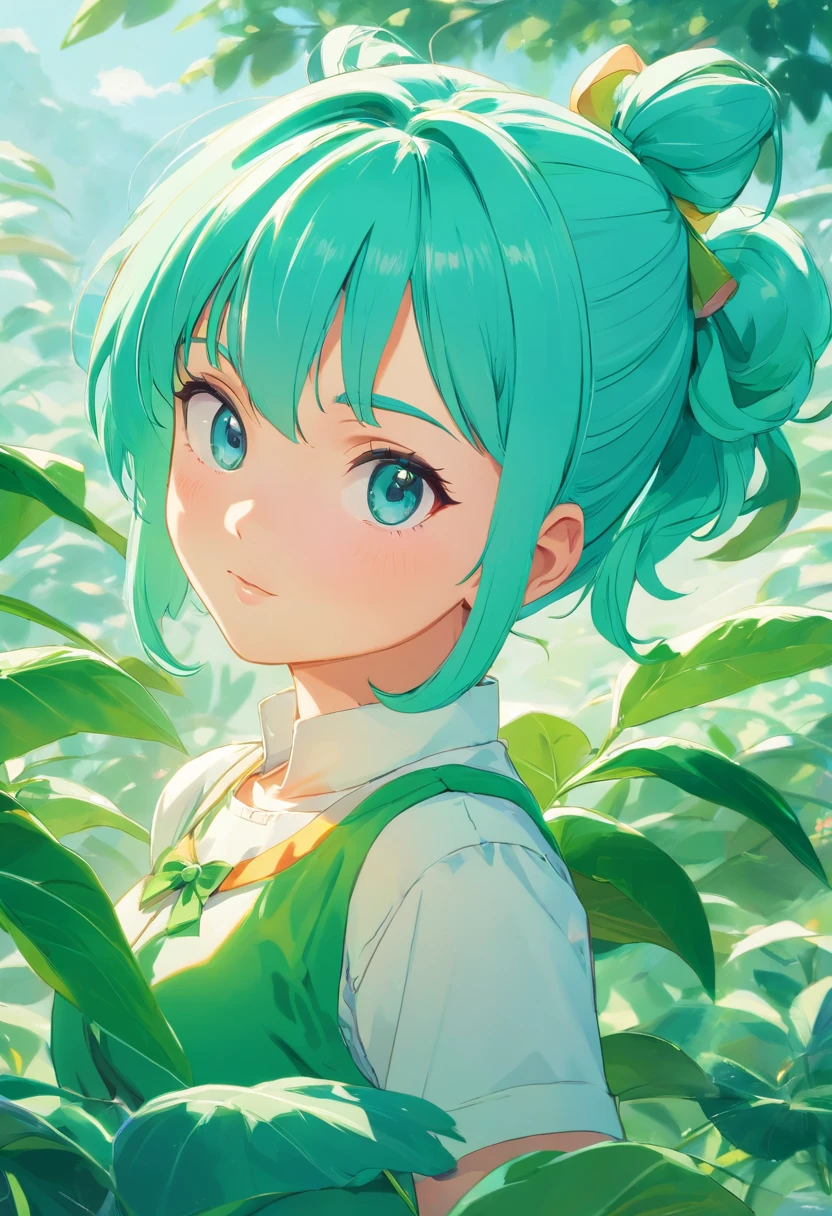 Bulma,Bow knot, vintagestyle , Super detailed plant liters, Production line designer, Digital illustration, Repainted, Minimalist botany, Beautiful and beautiful illustration masterpiece, Post-editing of Topaz AI
