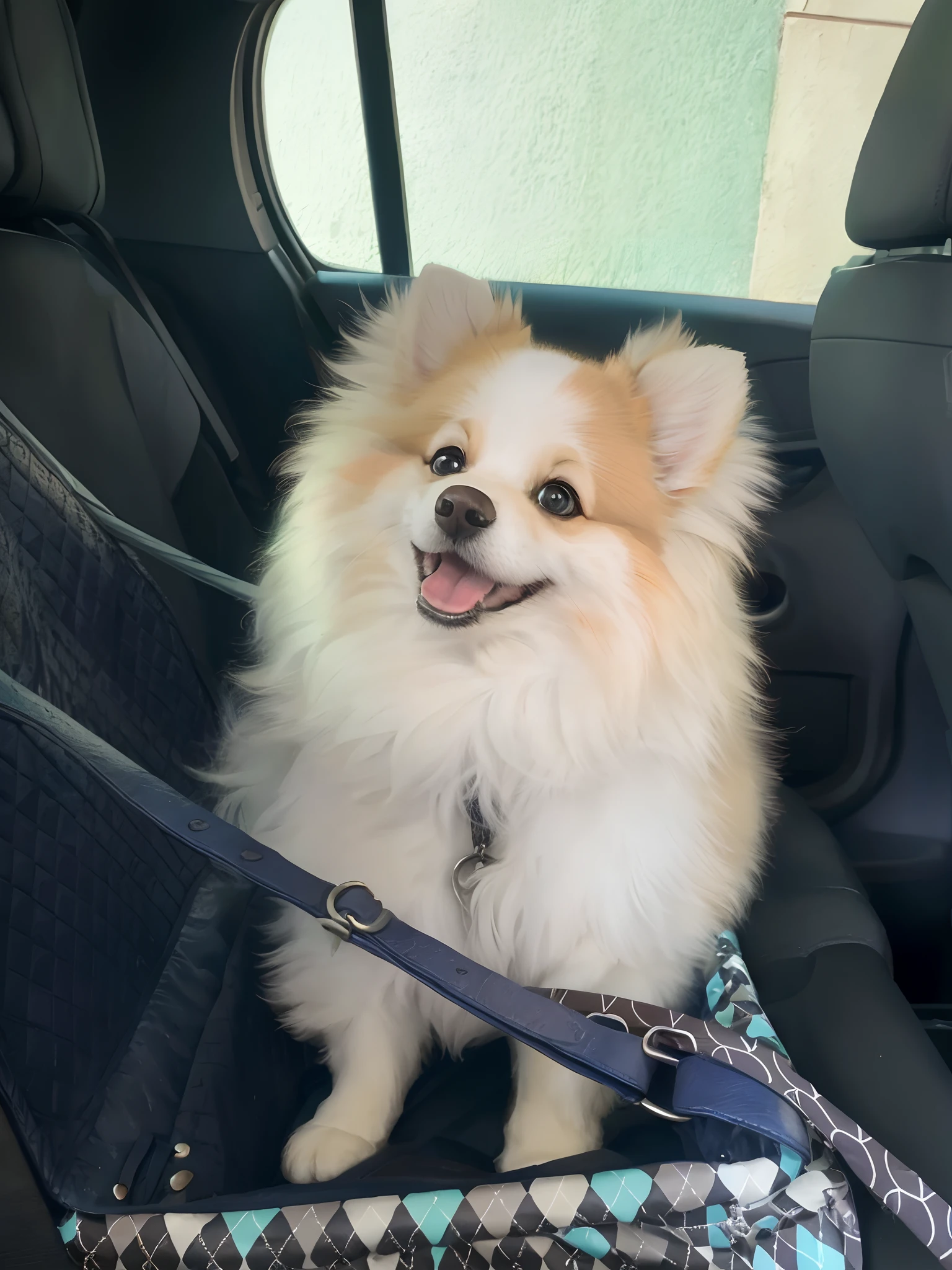 Disney character, cute dog walking in the park, sun, happy
