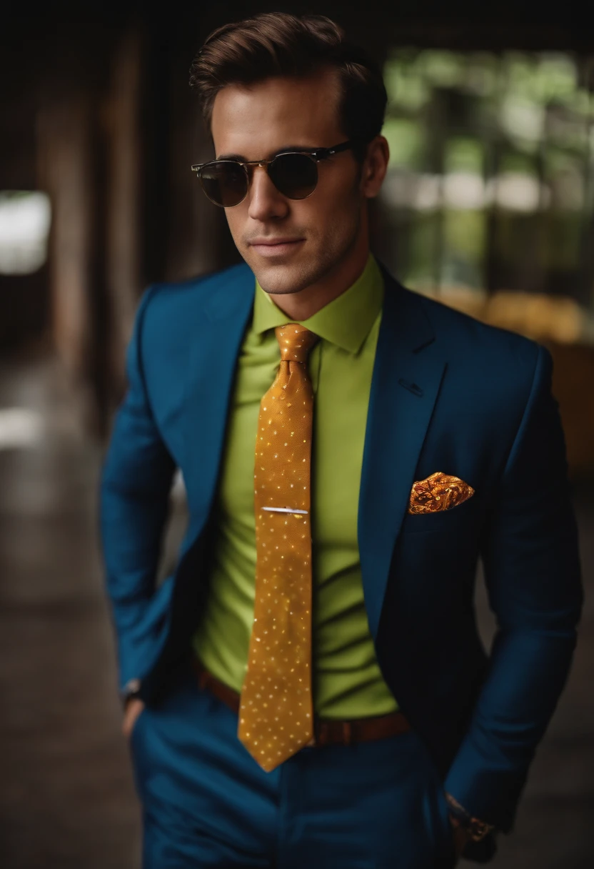 Take a picture of me in a suit and tie