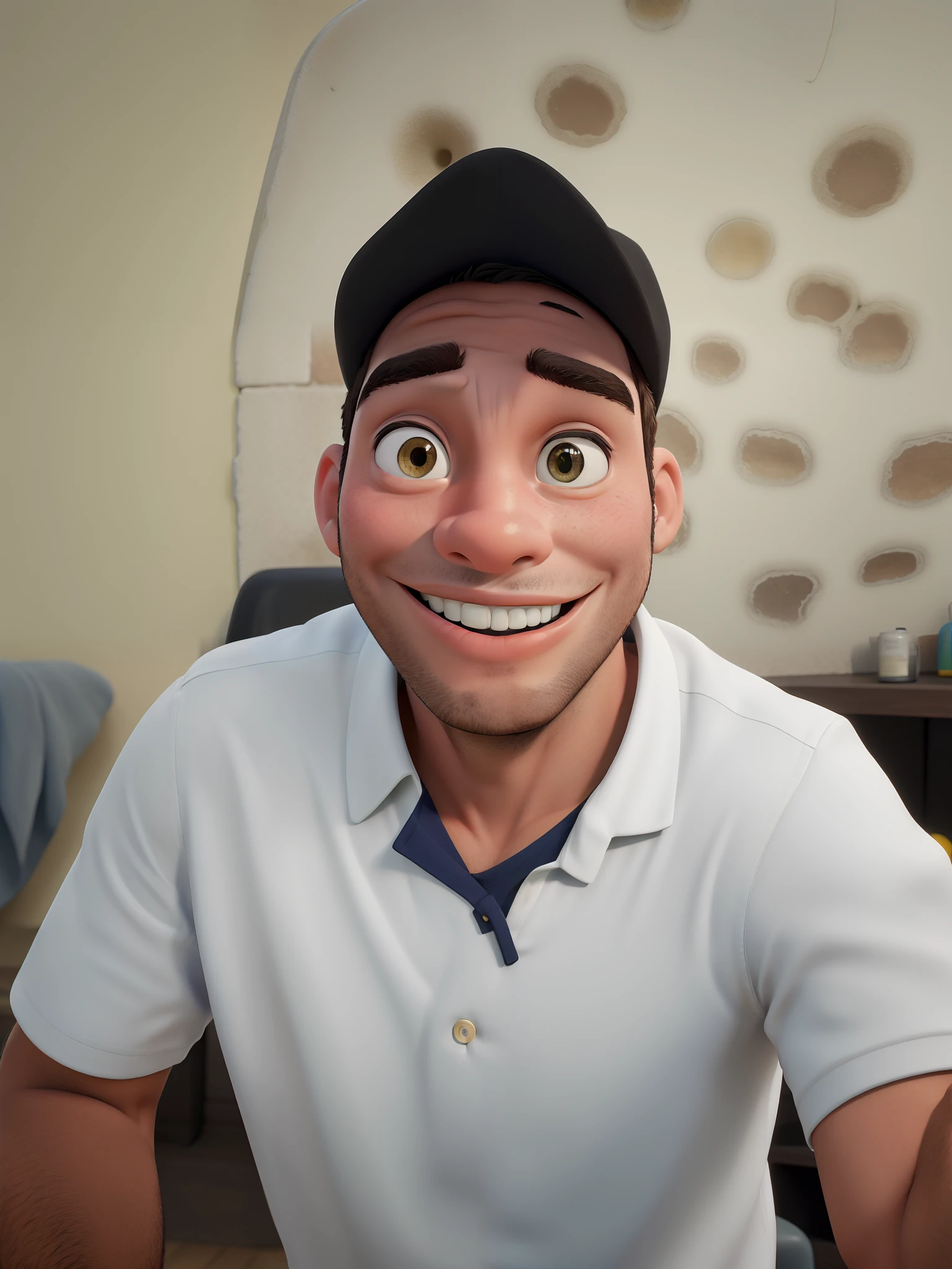 Obra-prima, de melhor qualidade, sorridente