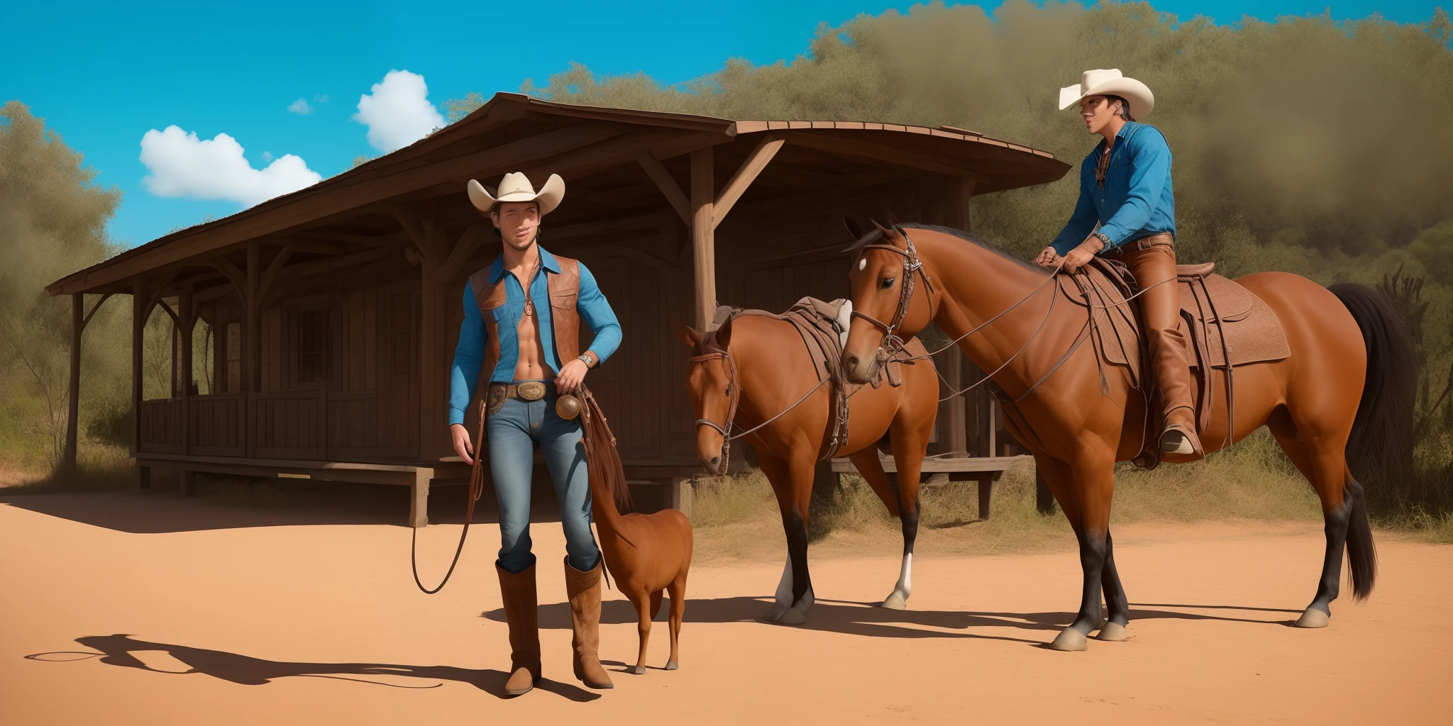Cowboy estilo Disney