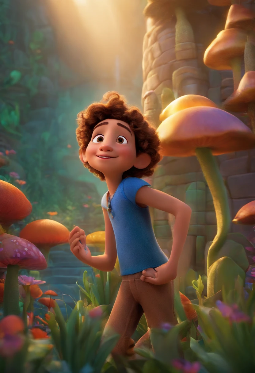 A Dream Architect Inspired by Pixar Animation, de perto. The character takes center stage with captivating facial expressions, oferecendo um toque de irrealidade
