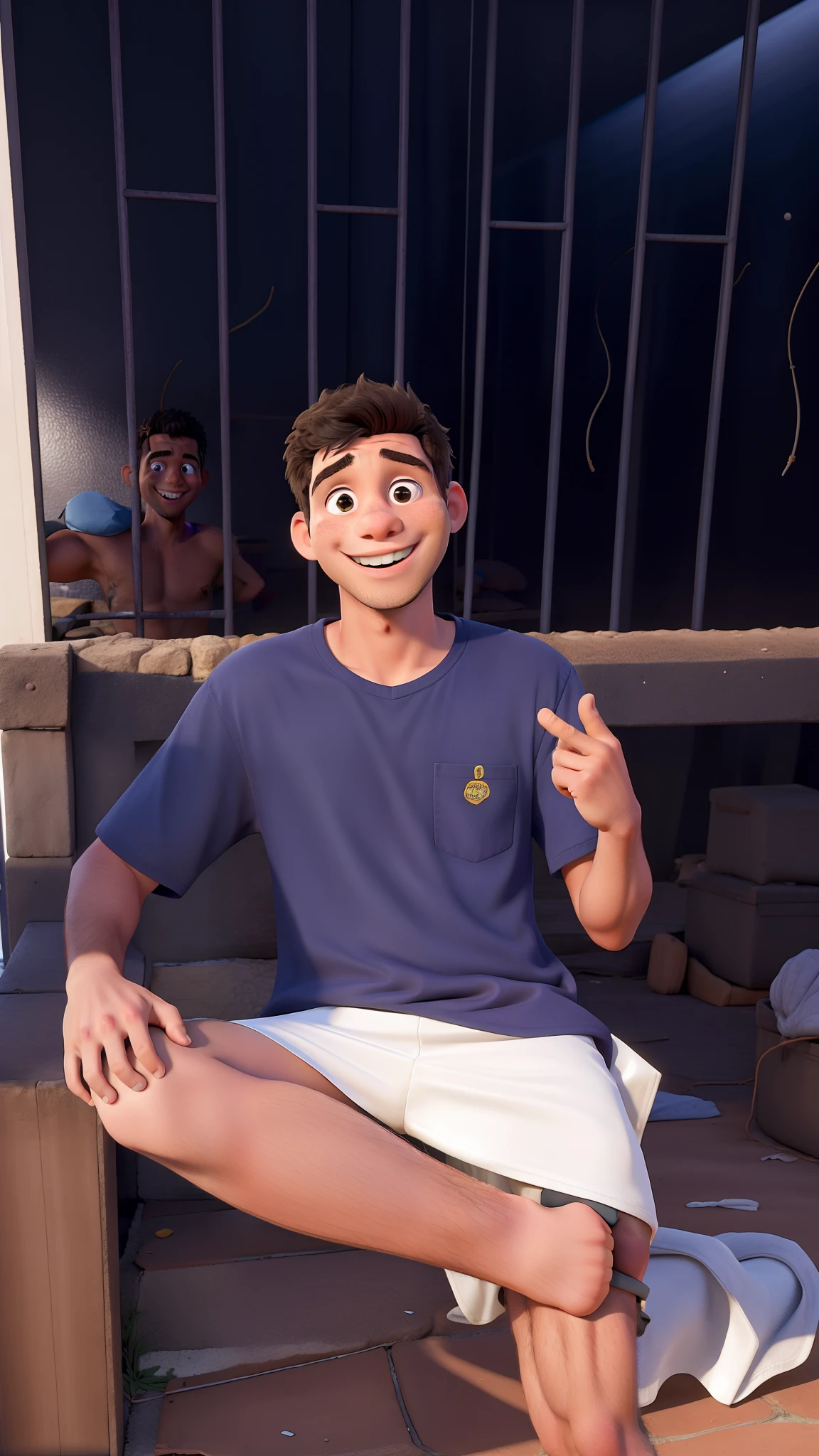 Obra-prima, de melhor qualidade, sorridente