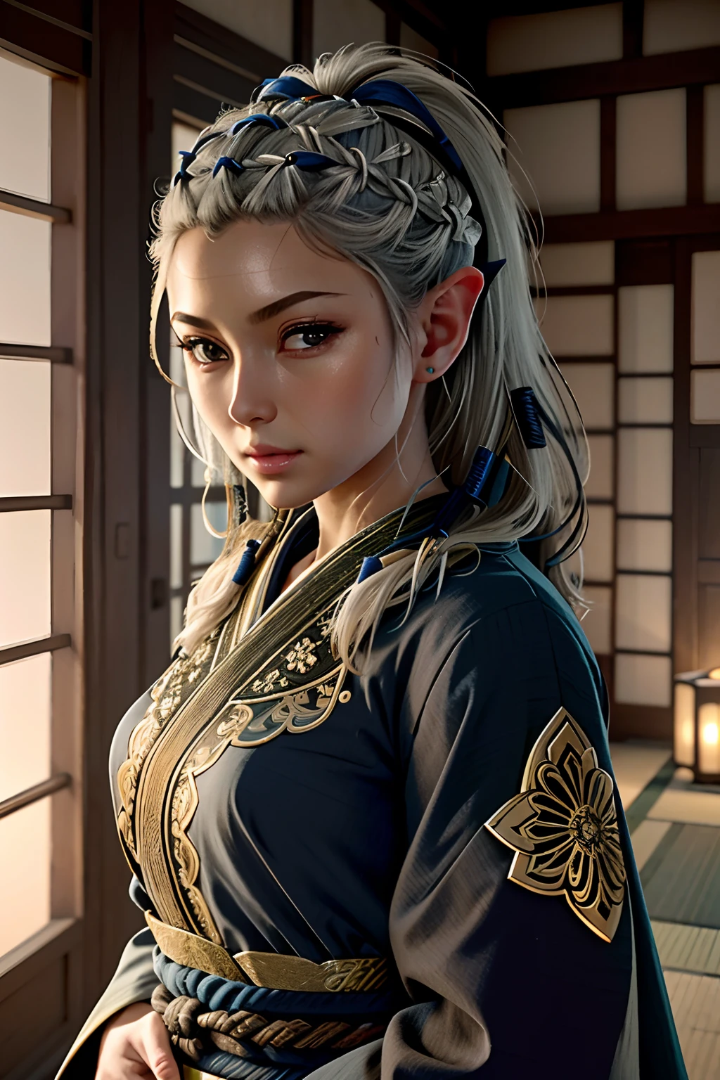 (master part, best quality:1.3)
BGJaheira, 1girl, sozinho, Yukata, Japan, Cereja, ornamento de cabelo, RococoStyle, perolado, Reflexivo, Cintilante, altamente detalhado, art-station, foco nítido, sedutor