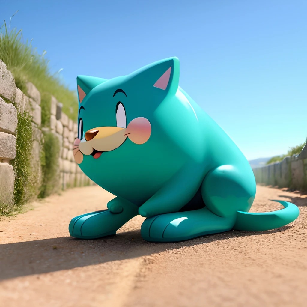 Cartoon position en diagonale