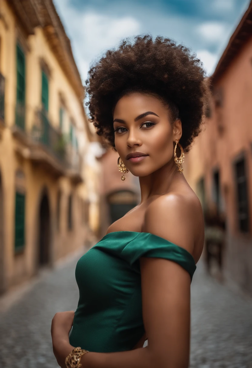 "Imagem ultrarrealista de uma bela afro-latina de 22 anos,Casca de caramelo, Corpo perfeito, Take a selfie in your office with your sony A7RV, fino, Cintura ultrafina, Cabelos ruivos, Cabelos cacheados e cacheados karibean , olhos verdes penetrantes.hyper-realistic,Anatomia correta,Facial features are carefully represented,Loops livres, cabelos ruivos cacheados, (courtyard, cabelos ruivos cacheados), Longos cabelos vermelhos cacheados selvagens, cabelo multiverso, courtyard, cabelos ruivos cacheados, cabelos ruivos cacheados, Loops, cabelos ondulados espalhados, Loops barrocos, Loops, encaracolado,Textura do cabelo, franja encaracolado