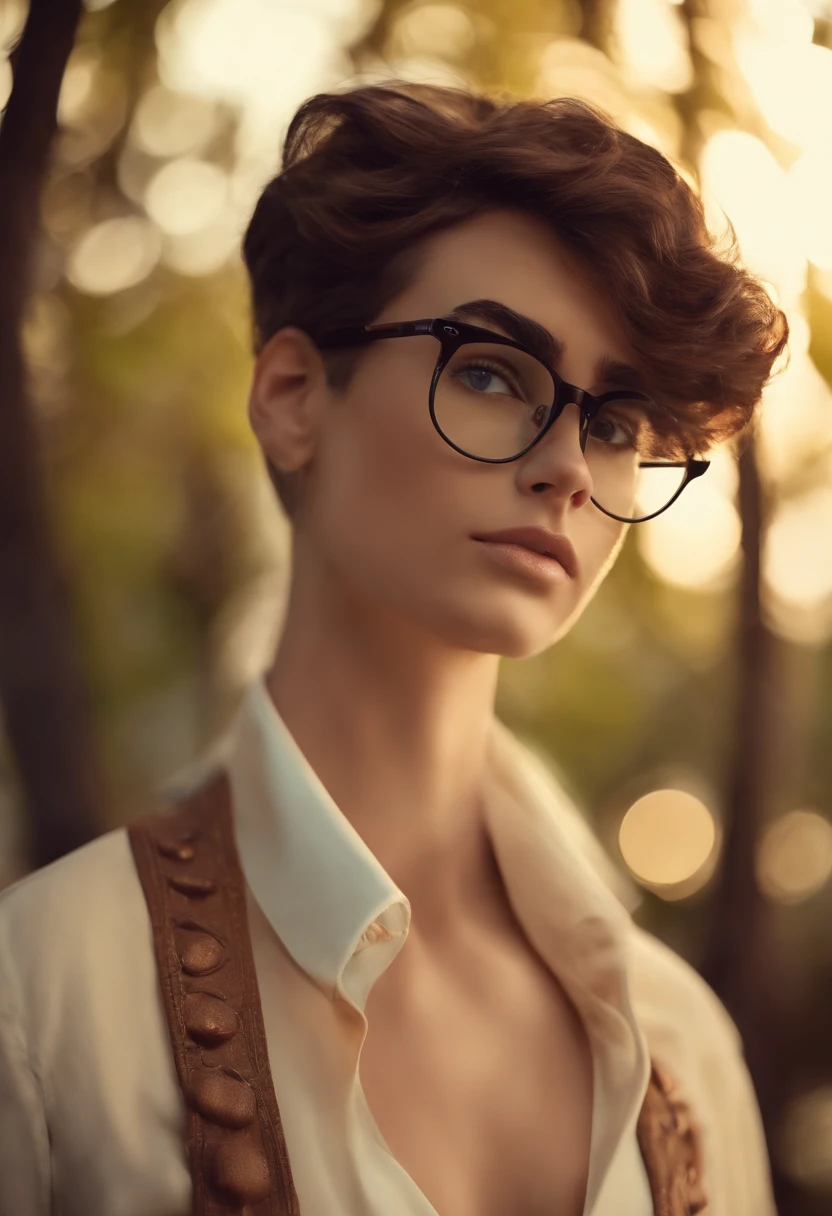 criar uma imagem estilo pixar, sou moreno claro, sexo masculino, pouco acima do peso, I wear glasses, tenho formato do rosto oval, sobrancelhas grossas, cabelo crespo bem baixinho, olhos pequenos da cor castanho escuro, boca pequena, cara de nerd, vestido de terno e tocando saxofone tenor
