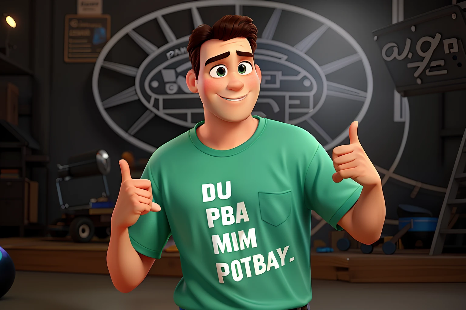 TRANSFORMAR IMAGEM EM MODELO PIXAR DA DISNEY