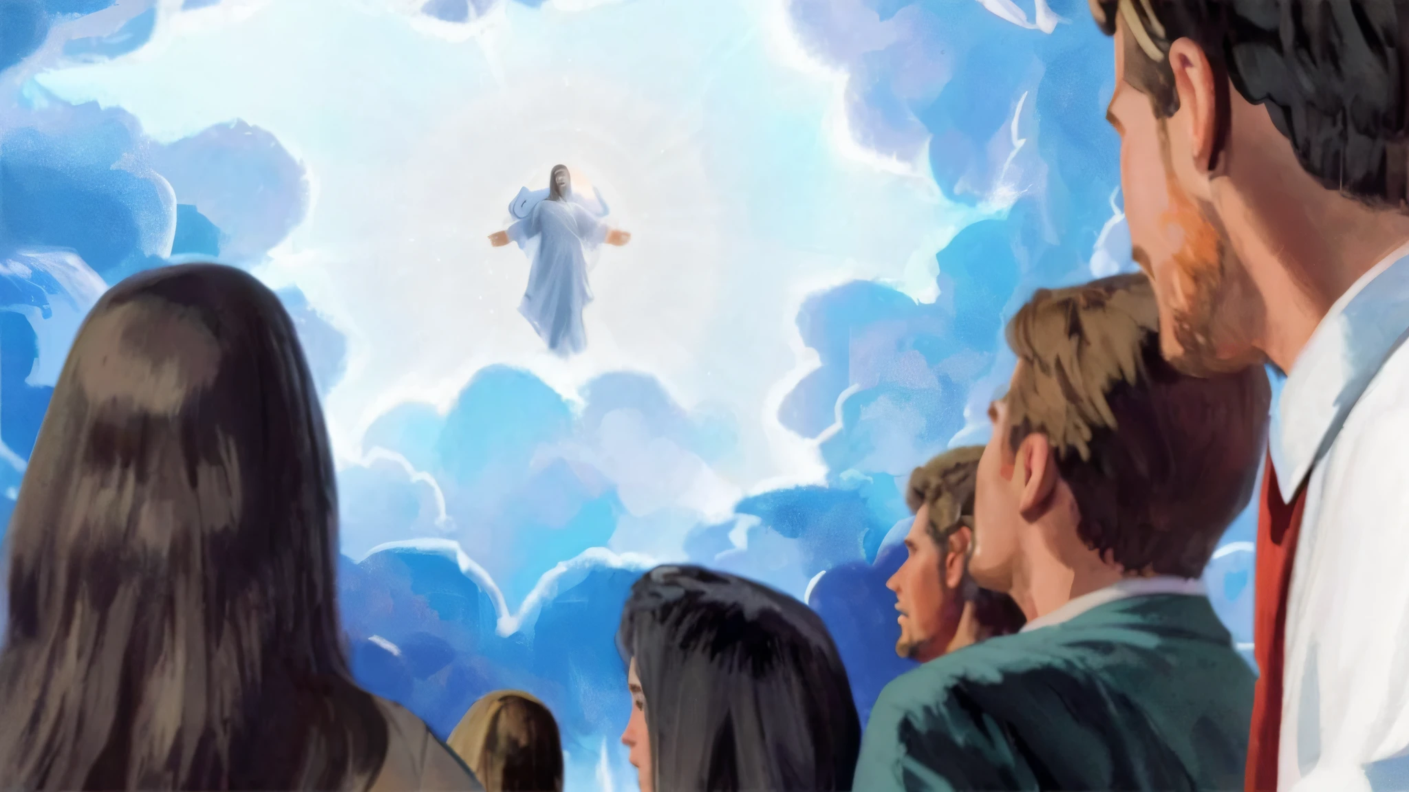 Jesus Segunda Vinda com rosto de luz