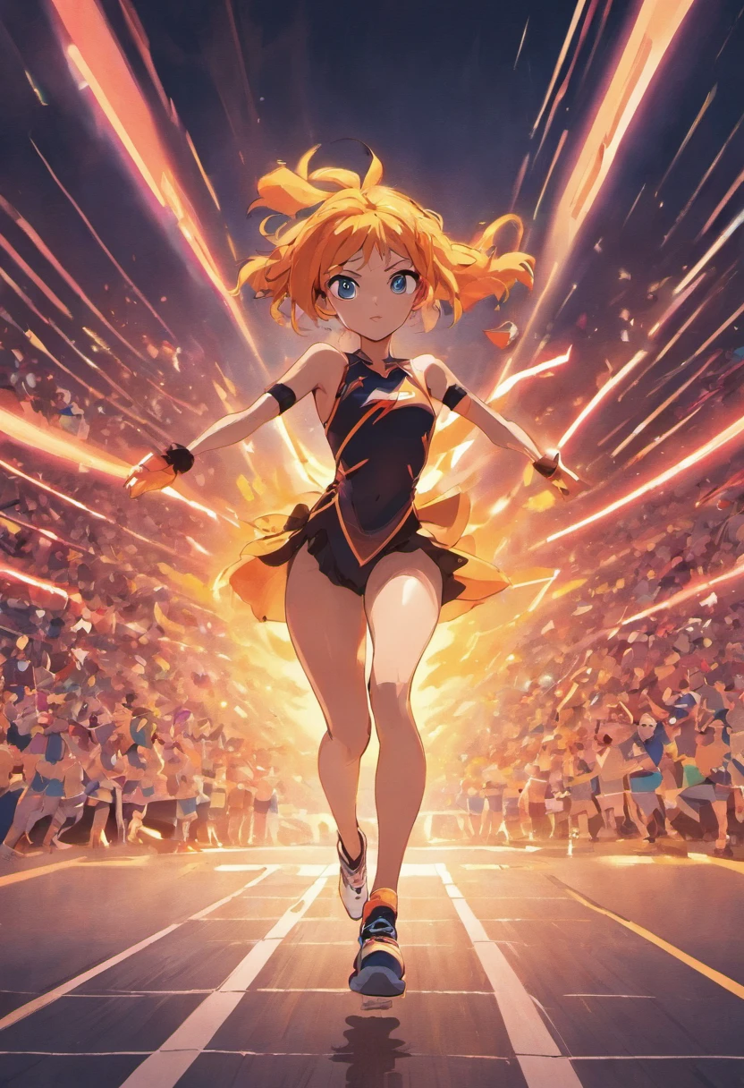 Dande(Pokemon Sword)Kibana(Pokémon)and having a Pokemon battle in the stadium