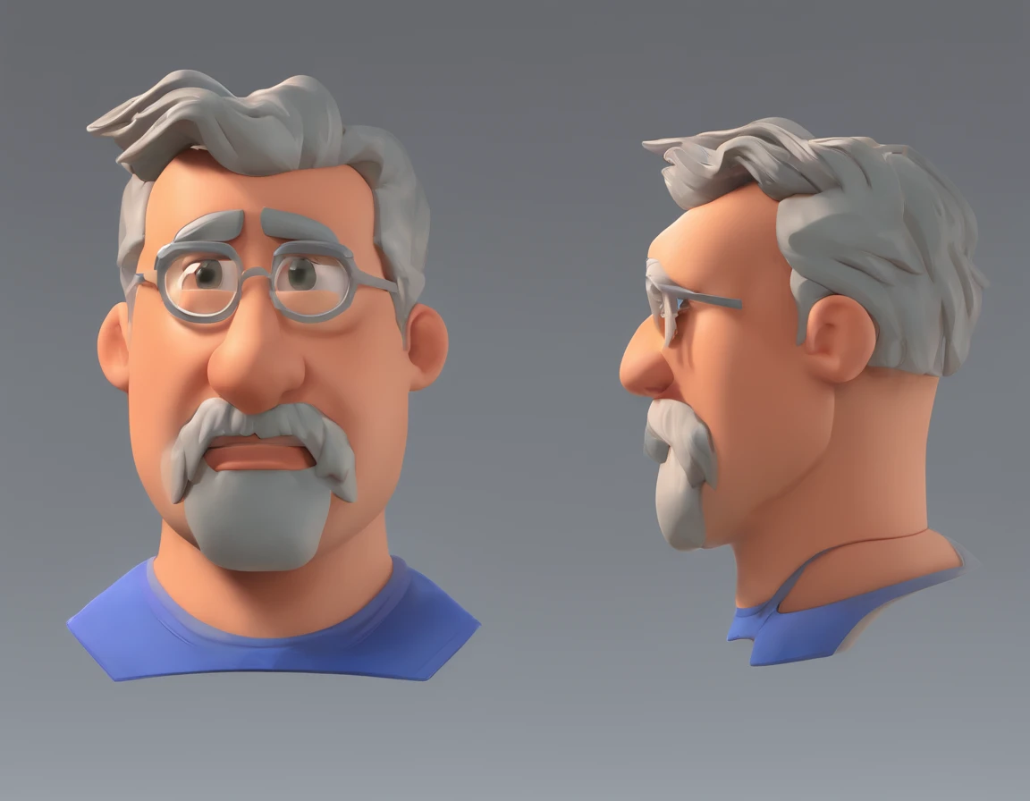 Douglass Head Animated Character