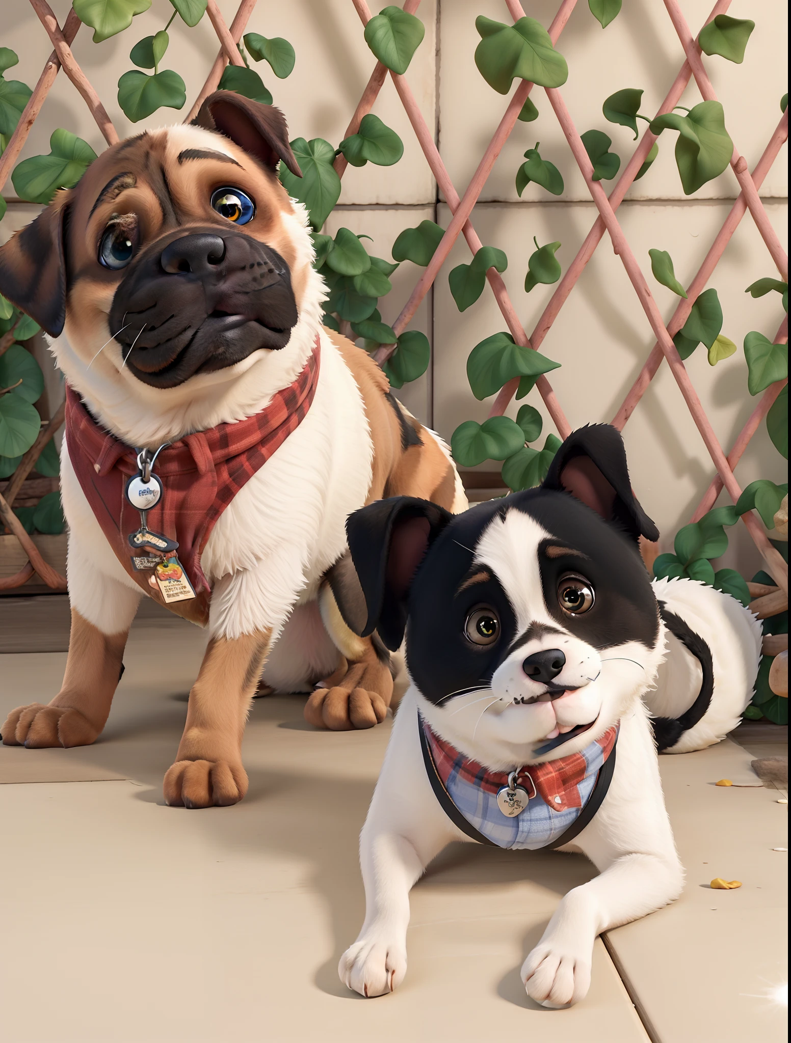 animated Disney pixar movie poster similar to the jaws poster but instead of the shark it is a cute shaggy black and brown silky wire haired dachshund with big black eyes and a black nose, going after a squeaky toy treat