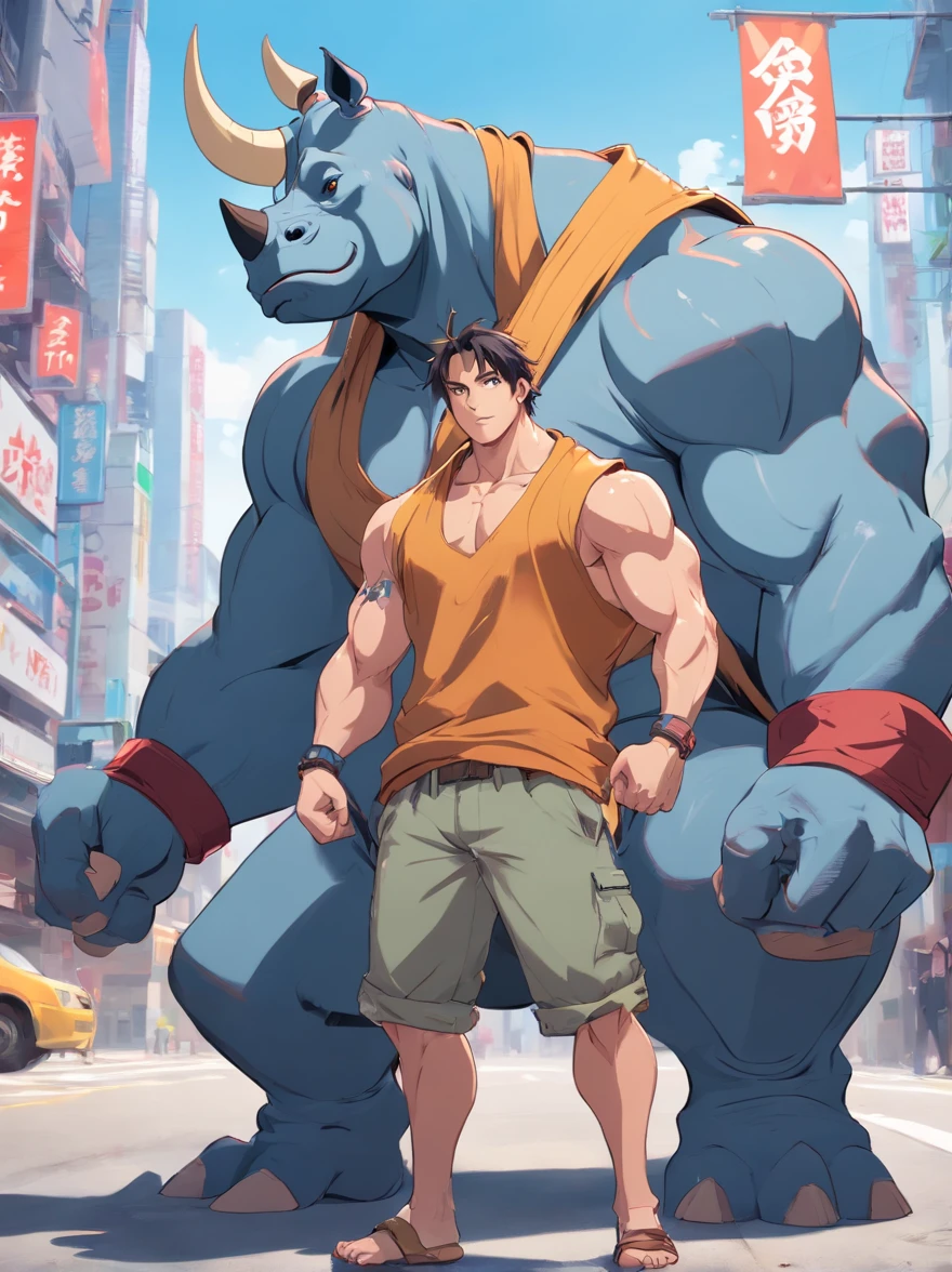 A minotauro with realistic details, strong texture and atmosphere, showing off its muscular body, fierce eyes, and powerful horns. The artwork should be in a high-resolution, with vivid colors and sharp focus. The minotauro should be placed in a dark and mysterious environment, with dramatic lighting and shadows adding to the overall intensity. The color tone should lean towards a dark and moody palette, enhancing the ominous and menacing vibe of the scene. The medium used can be a digital painting or a highly detailed 3D rendering, showcasing the intricate details of both the minotauro and its surroundings.