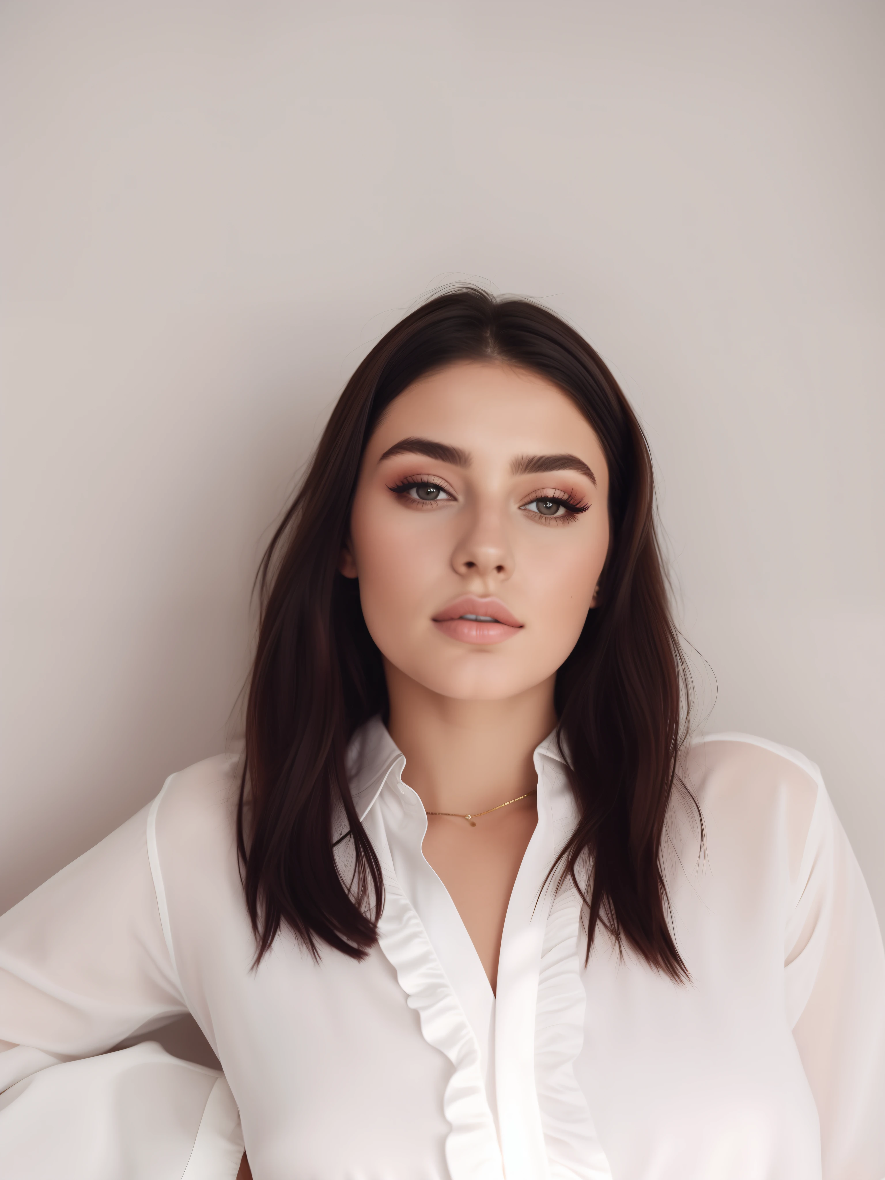 mulher de camisa branca posando para uma foto, Christina Kritikou, imagem profissional, foto de perfil profissional, foto de perfil headshot, Retrato Sophie Mudd, Directed by: Emma Andijewska, foto da mulher jovem, Laura Sava, julia sarda, Alexandra Waliszewska, Madalena Radziej, Mina Petrovic, Charli Bowater