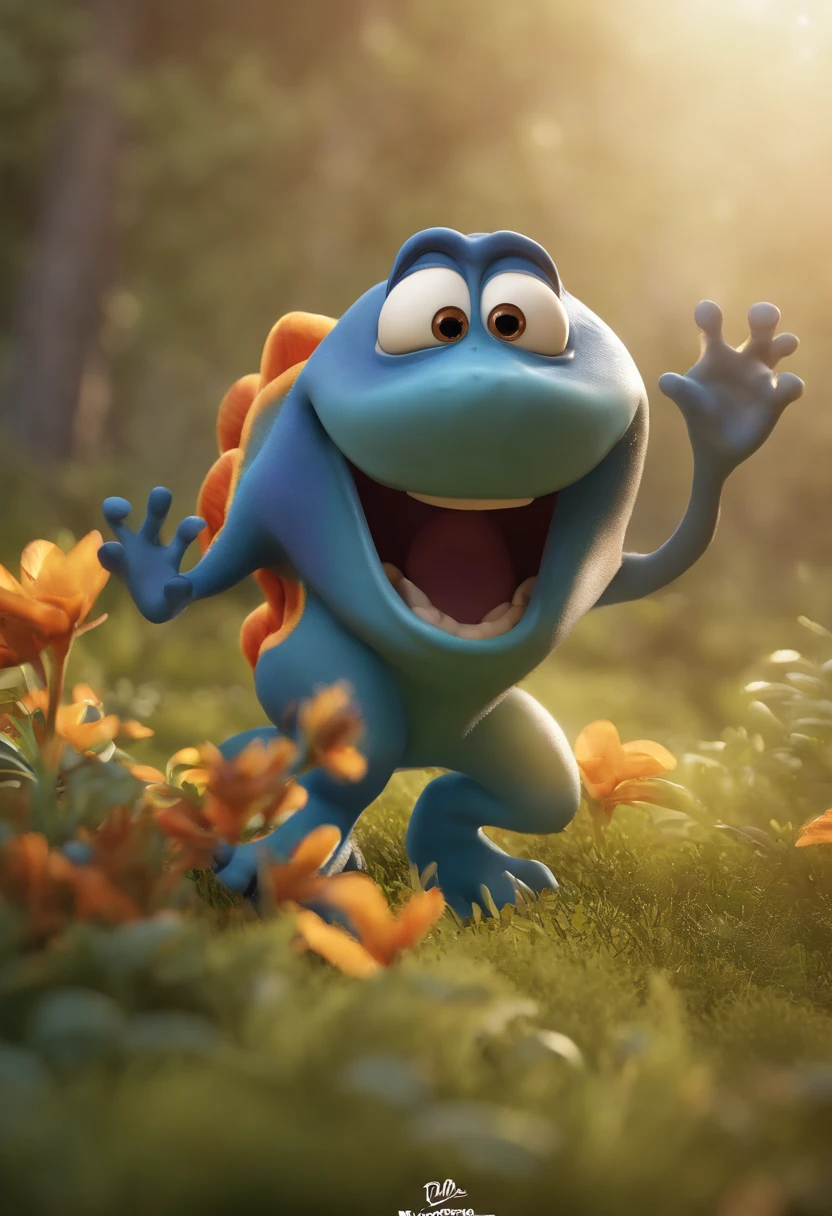 personagem dos desenhos animados pixar, animation character, Caractere estilizado, animation style rendering, 3D estilizado, Arnold Maya render, 3 d render stylized, toon render keyshot, Personagem 3D, Personagem 3D, 3d rendering stylized, 3 d character render, personagem de desenho animado, Personagem de close up, Pose de personagem, (Estilo Pixar) (master part:1.2) (Bokeh) (best quality) (pele detalhada) (textura detalhada) (8k) (argila) (Cinematic lighting) (foco nítido). com base na foto a seguir