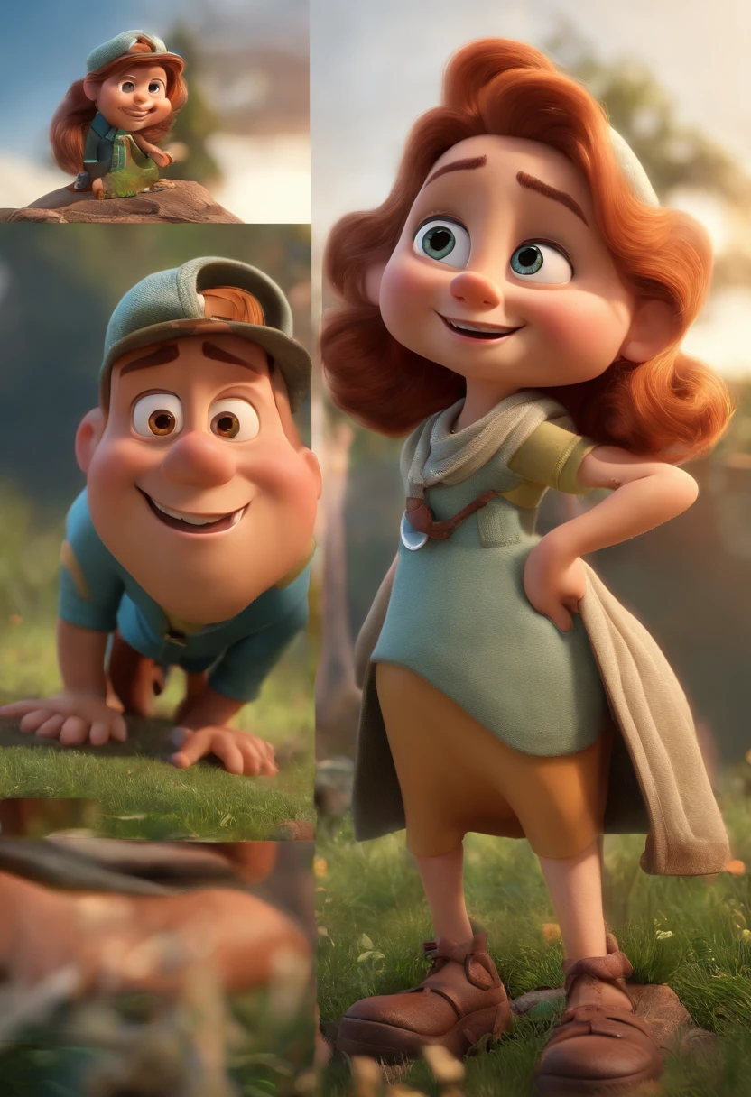 personagem dos desenhos animados pixar, animation character, Caractere estilizado, animation style rendering, 3D estilizado, Arnold Maya render, 3 d render stylized, toon render keyshot, Personagem 3D, Personagem 3D, 3d rendering stylized, 3 d character render, personagem de desenho animado, Personagem de close up, Pose de personagem, (Estilo Pixar) (master part:1.2) (Bokeh) (best quality) (pele detalhada) (textura detalhada) (8k) (argila) (Cinematic lighting) (foco nítido). com base na foto a seguir