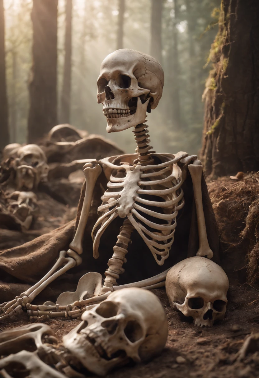 The Skeleton King and Lucifer converse in a pile of corpses, Hirngespinst, Wendungen, elegant, Highly detailed, zentriert, Analoge Messung, Malerei eines, Wendungen, voluminrische Beleuchtung, beautiful, Ein Meisterwerk voller satter und tiefer Farben, Scharfer Fokus, ultra - detailliert, Im Stil von Dan Mumford und Mark Simonetti, Astrofotografie, best qualiät,