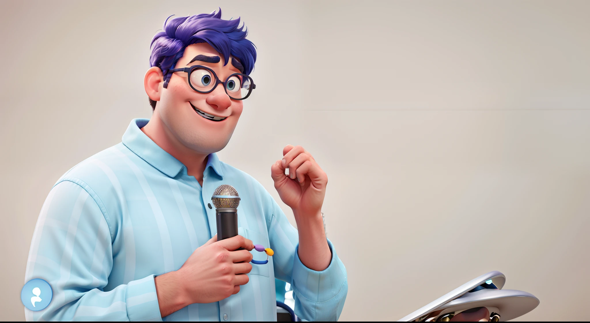 pixar style, vibrant colors