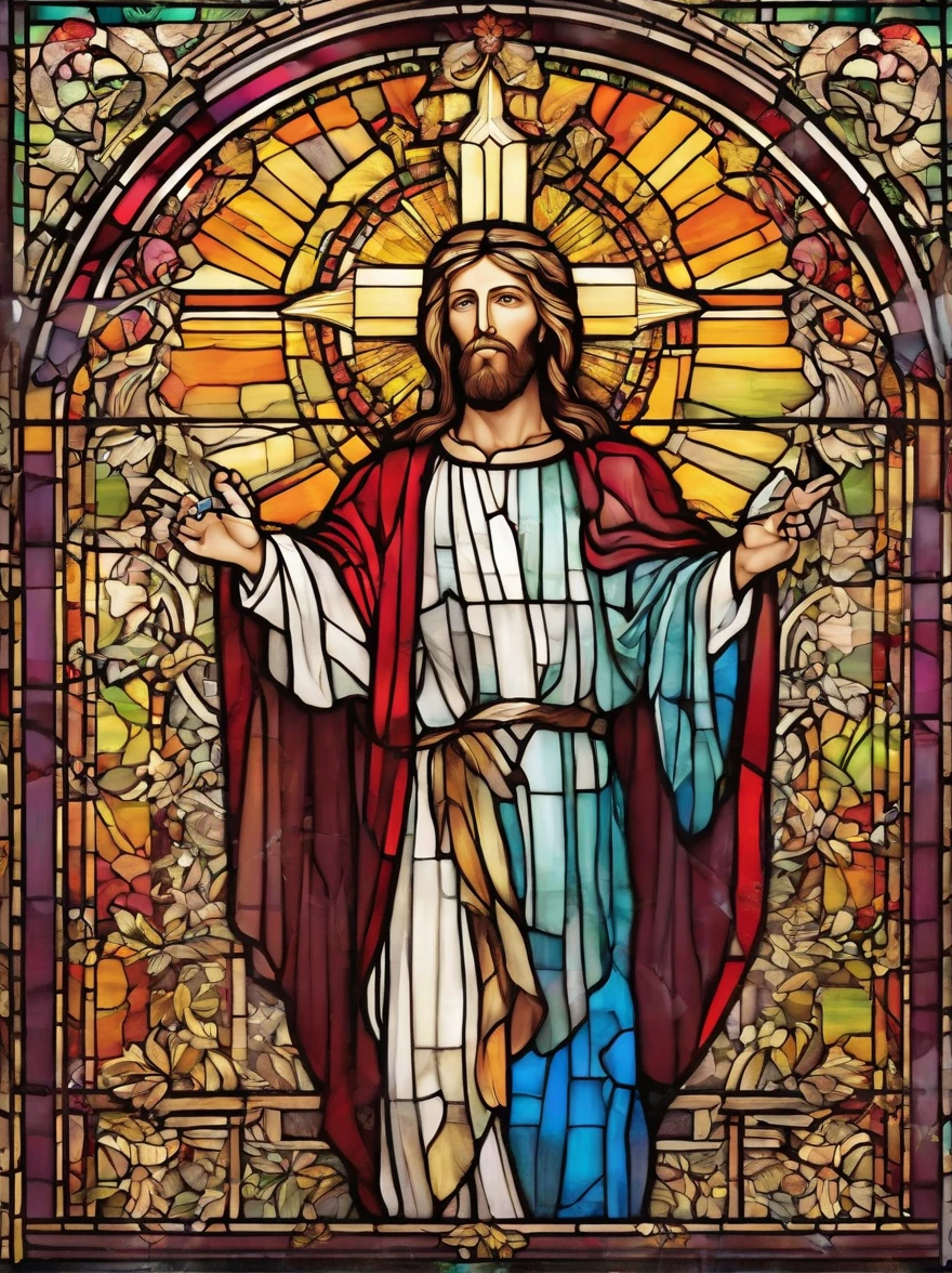 Make an image of Jesus Christ's crucifixion 
