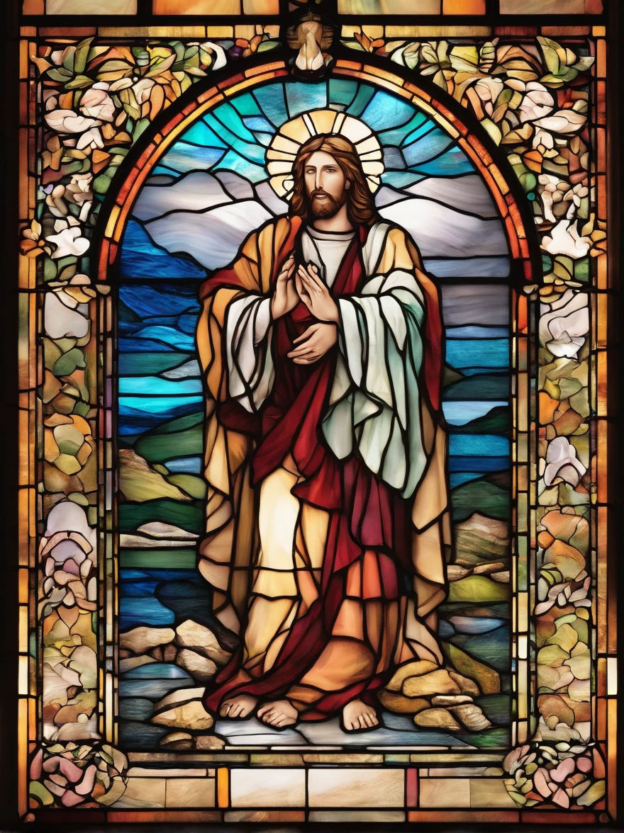Jesus Christ praying