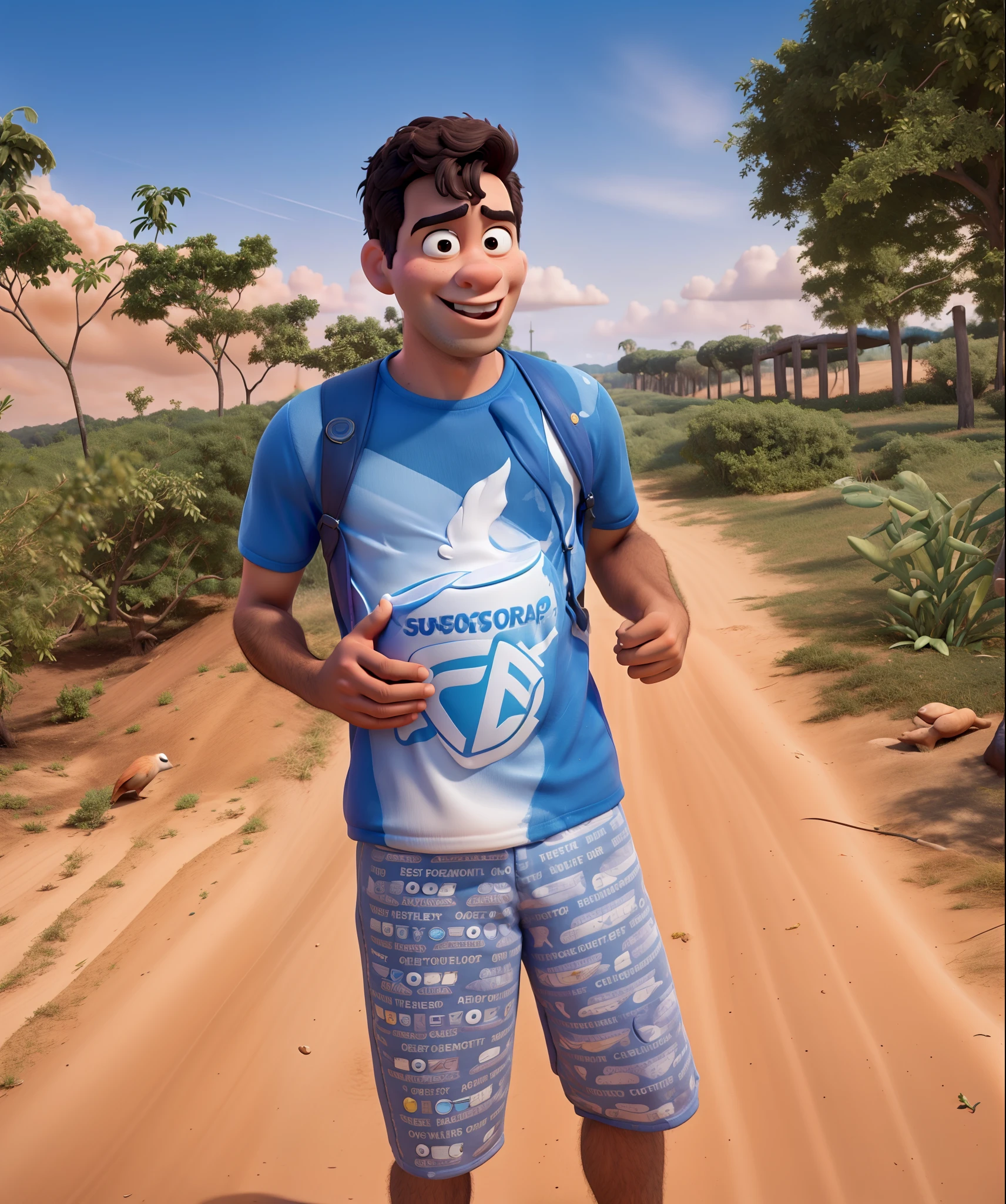 criar postr disney pixar baseado na foto