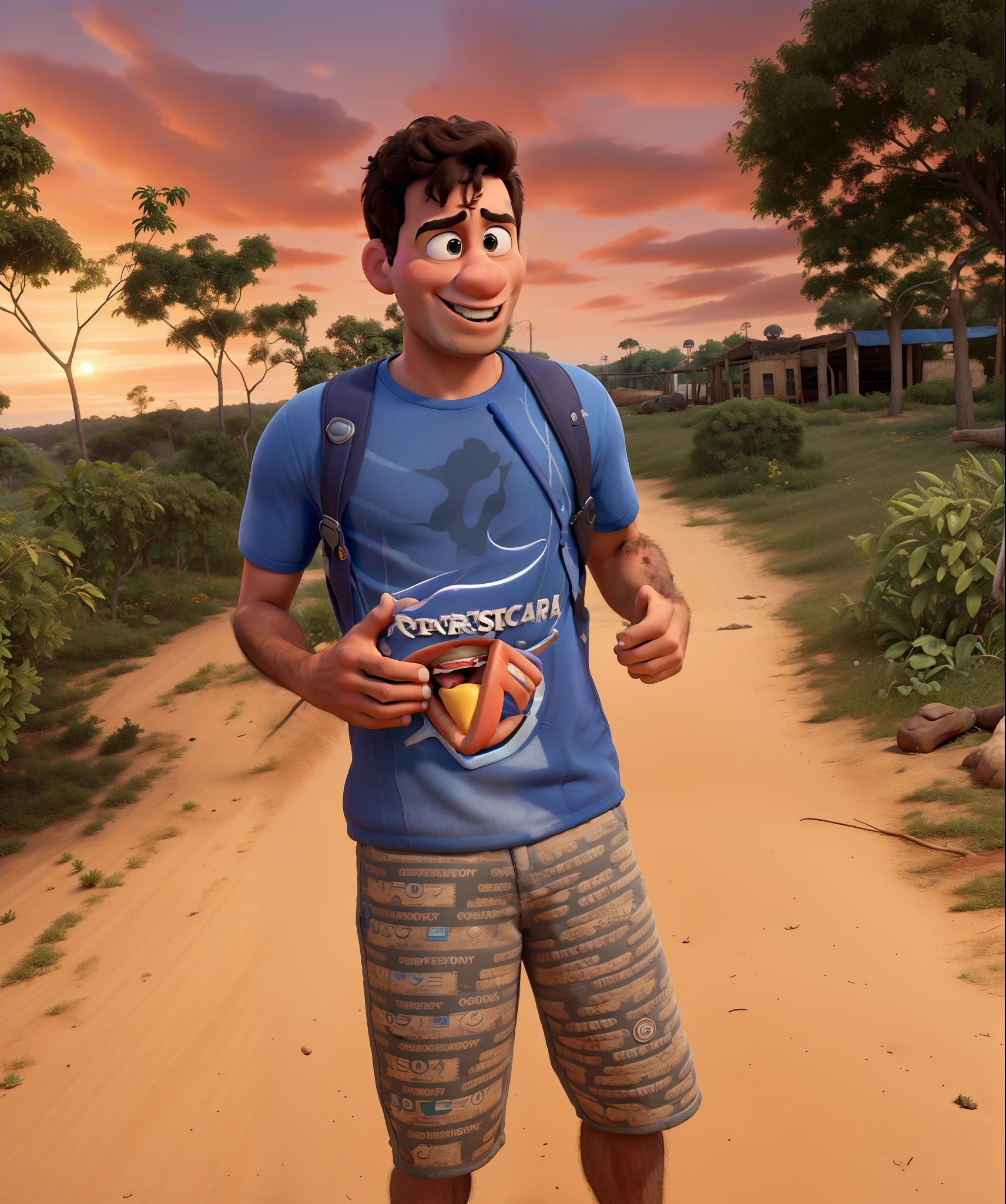 criar postr disney pixar baseado na foto