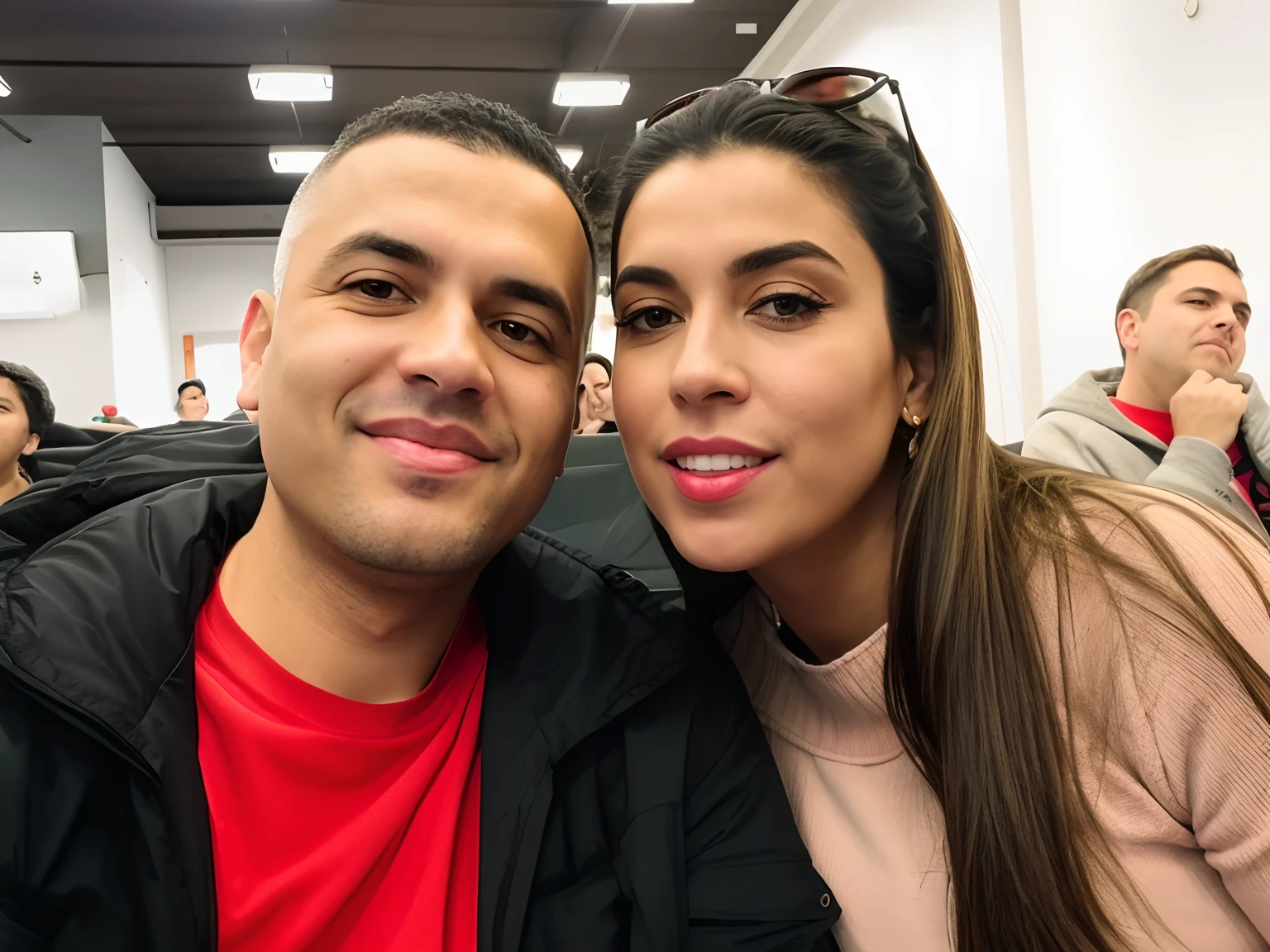 There are two people who are posing for a photo together, Casal feliz, back to us, Ayanamikodon e Irakli Nadar, Directed by: Nandor Soldier, Lovely couple, ástor alexander, Andou na escola chatzipanagiotou, Ronaldo Luis Nazario da Lima, par, imagem de perfil, 🤬 🤮 💕 🎀