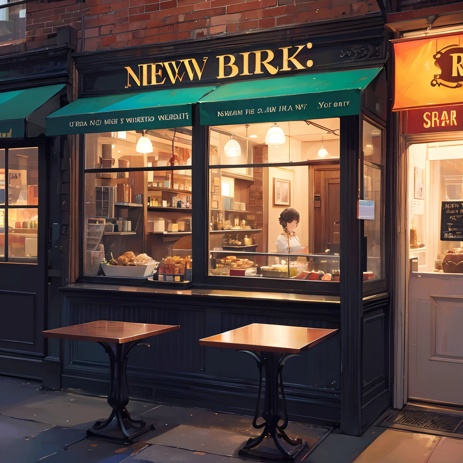 New York Bistro, midnight
