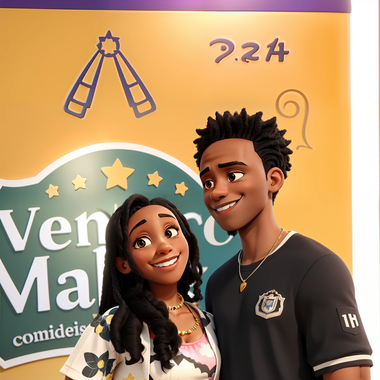 a wonderful black couple smiling