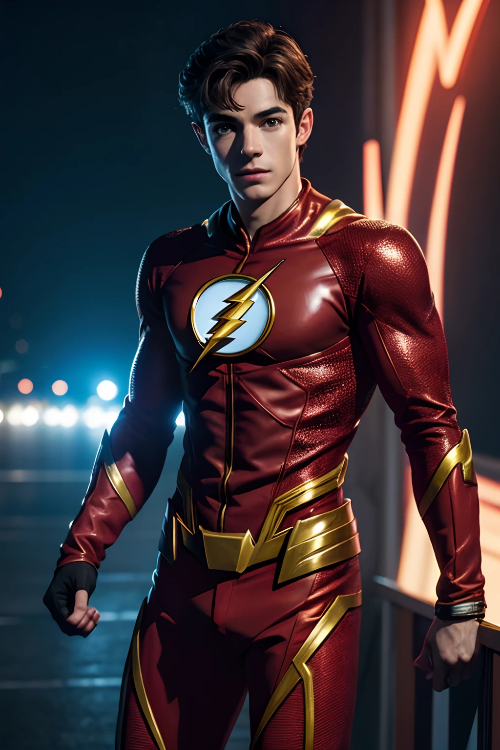 Imagine como seria o ator que interpretaria o Flash/Barry Allen nos anos 80.