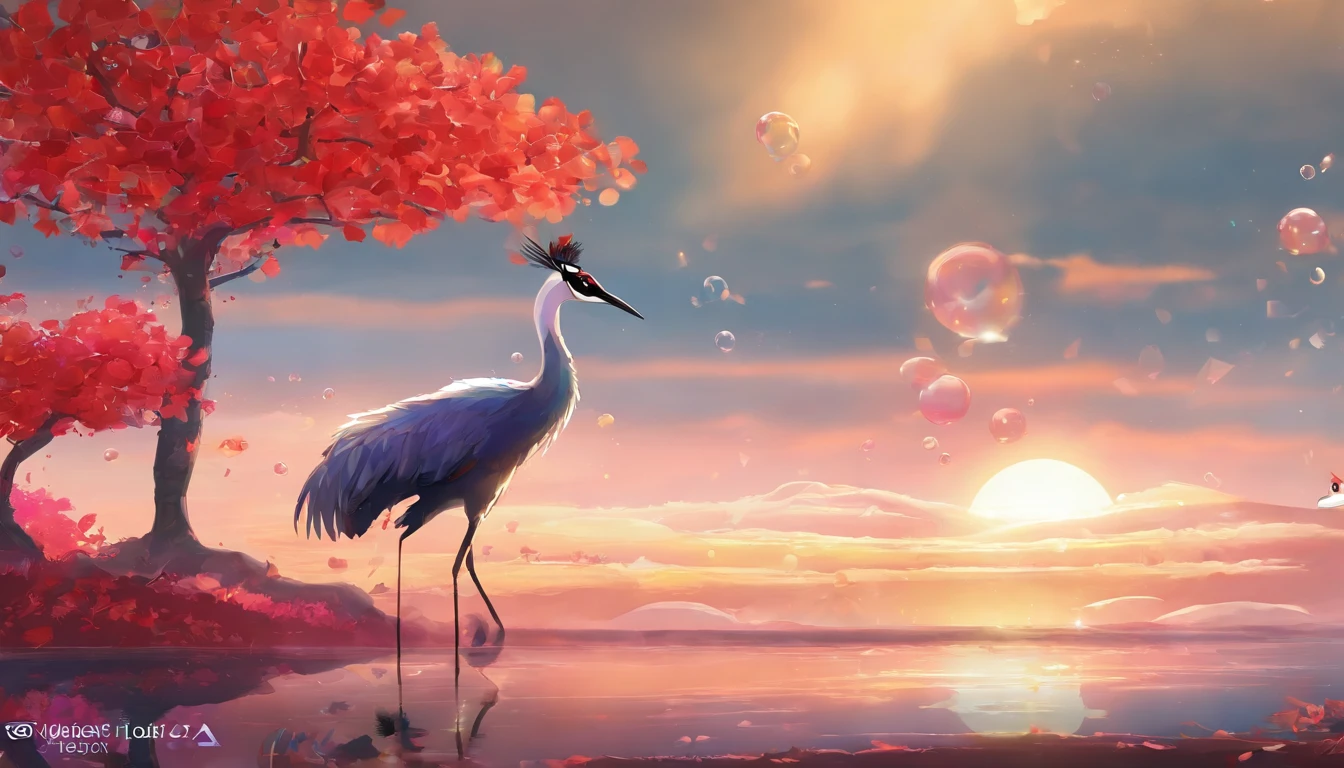 Photo of a red-crowned crane of a transparent crab made of soap bubbles,  walking on a beach,  Waves in the background,  Highly detailed,  prime time, negative prompt: Eloyse https://Civitai.。.com/Image of a/3158197
steps: 30, Sampler: Per minute/minute action++ 2M Karras, CFG scale: 8.0, Seed: 3374333481, Size: 832×1216, model: Starlight animation_Versions 3-5: id：88b89728b976", Version: V1.6.0.75-beta-4-4-gb3d76ba, Task ID: 653186688033594088
Negative prompts: Eloyse https://Civitai.。.com/Image of a/3158197
steps: 30, Sampler: Per minute/minute action++ 2M Karras, CFG scale: 8.0, Seed: 3374333481, Size: 832×1216, model: Starlight animation_Versions 3-5: id：88b89728b976", Version: V1.6.0.75-beta-4-4-gb3d76ba, Task ID: 653191635835930714