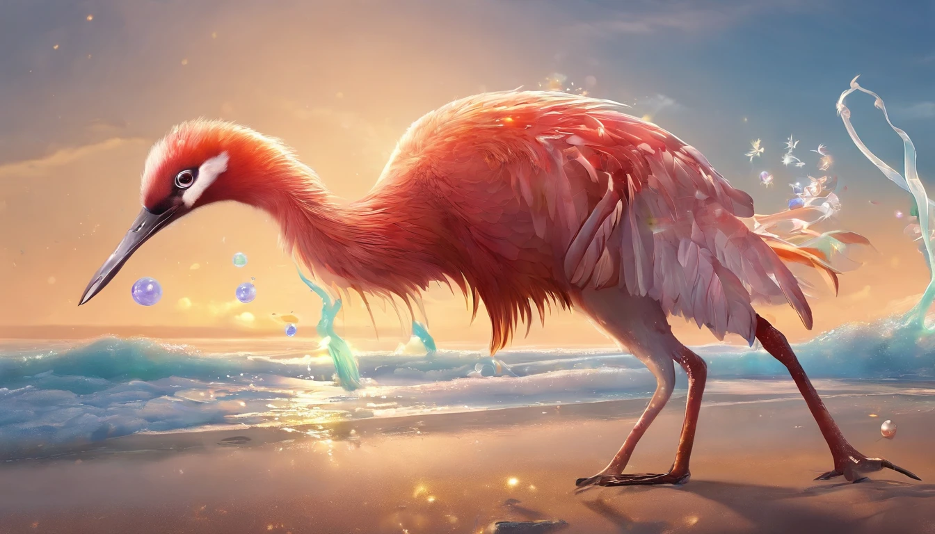 Photo of a red-crowned crane of a transparent crab made of soap bubbles,  walking on a beach,  Waves in the background,  Highly detailed,  prime time, negative prompt: Eloyse https://Civitai.。.com/Image of a/3158197
steps: 30, Sampler: Per minute/minute action++ 2M Karras, CFG scale: 8.0, Seed: 3374333481, Size: 832×1216, model: Starlight animation_Versions 3-5: id：88b89728b976", Version: V1.6.0.75-beta-4-4-gb3d76ba, Task ID: 653186688033594088
Negative prompts: Eloyse https://Civitai.。.com/Image of a/3158197
steps: 30, Sampler: Per minute/minute action++ 2M Karras, CFG scale: 8.0, Seed: 3374333481, Size: 832×1216, model: Starlight animation_Versions 3-5: id：88b89728b976", Version: V1.6.0.75-beta-4-4-gb3d76ba, Task ID: 653191635835930714