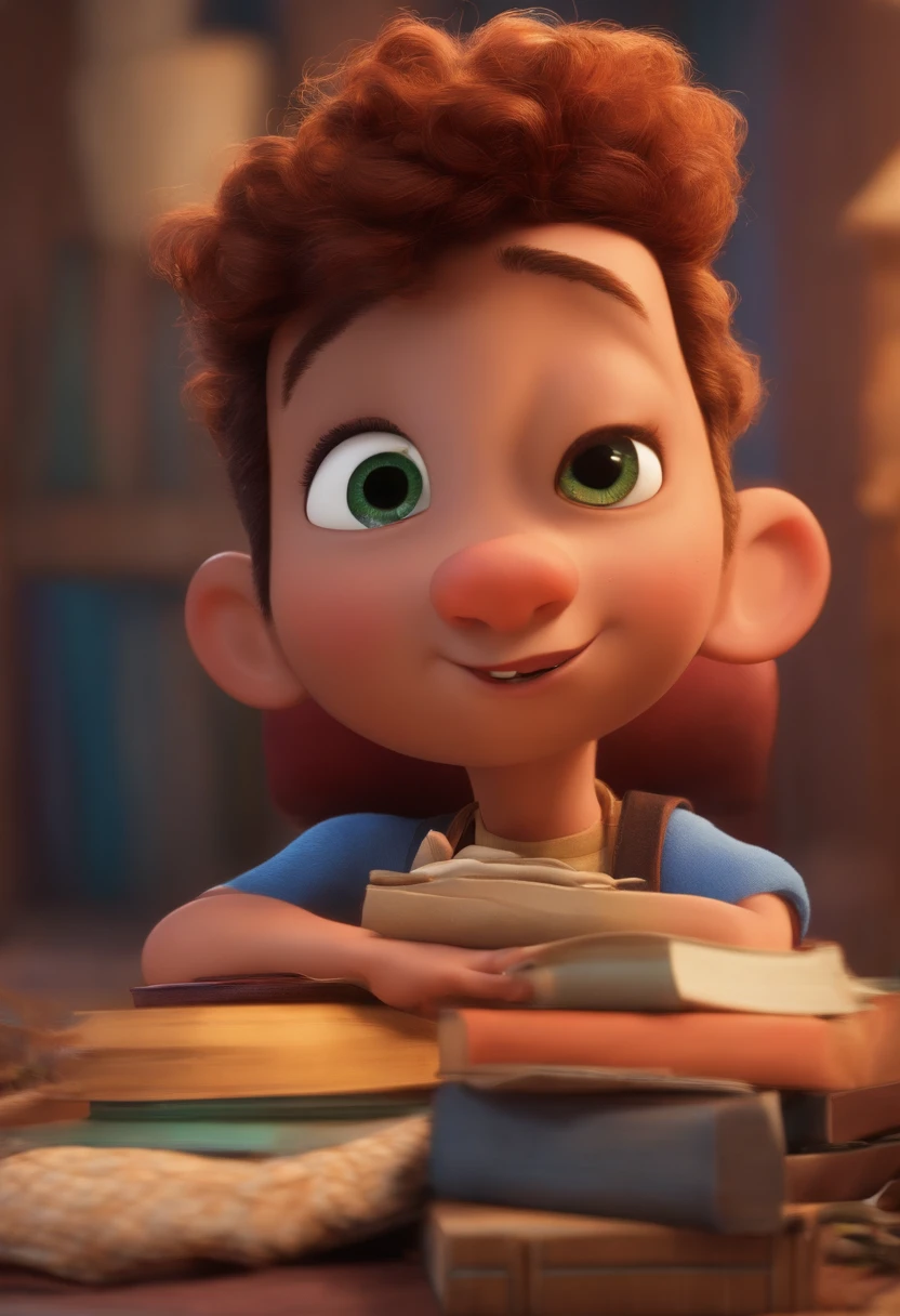 A Dream Architect Inspired by Pixar Animation, de perto. The character takes center stage with captivating facial expressions, oferecendo um toque de irrealidade