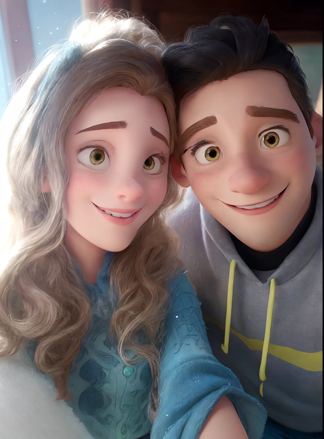 Um casal feliz, Create a Disney Movie Style Poster