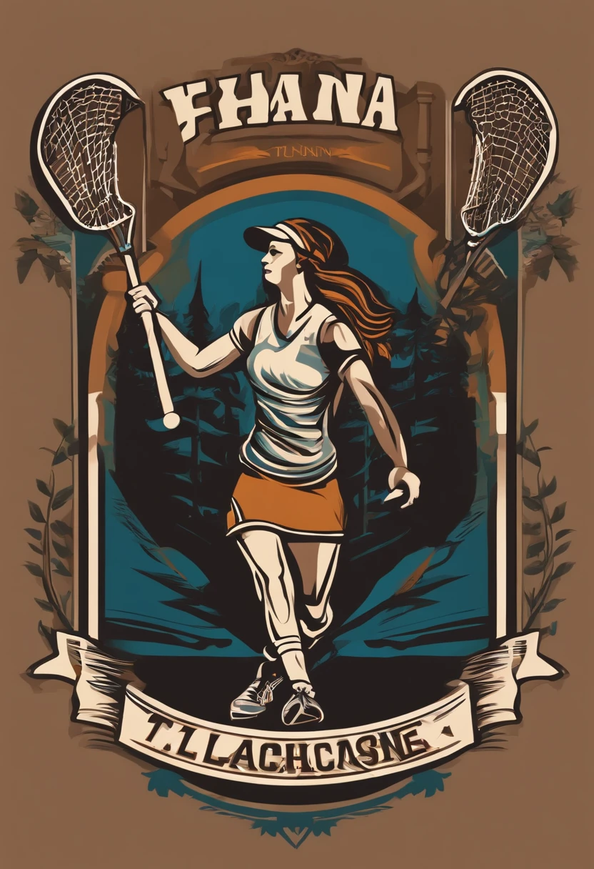 Womens Lacrosse logo includes a stylized lacrosse stick head and the word TL Hanna