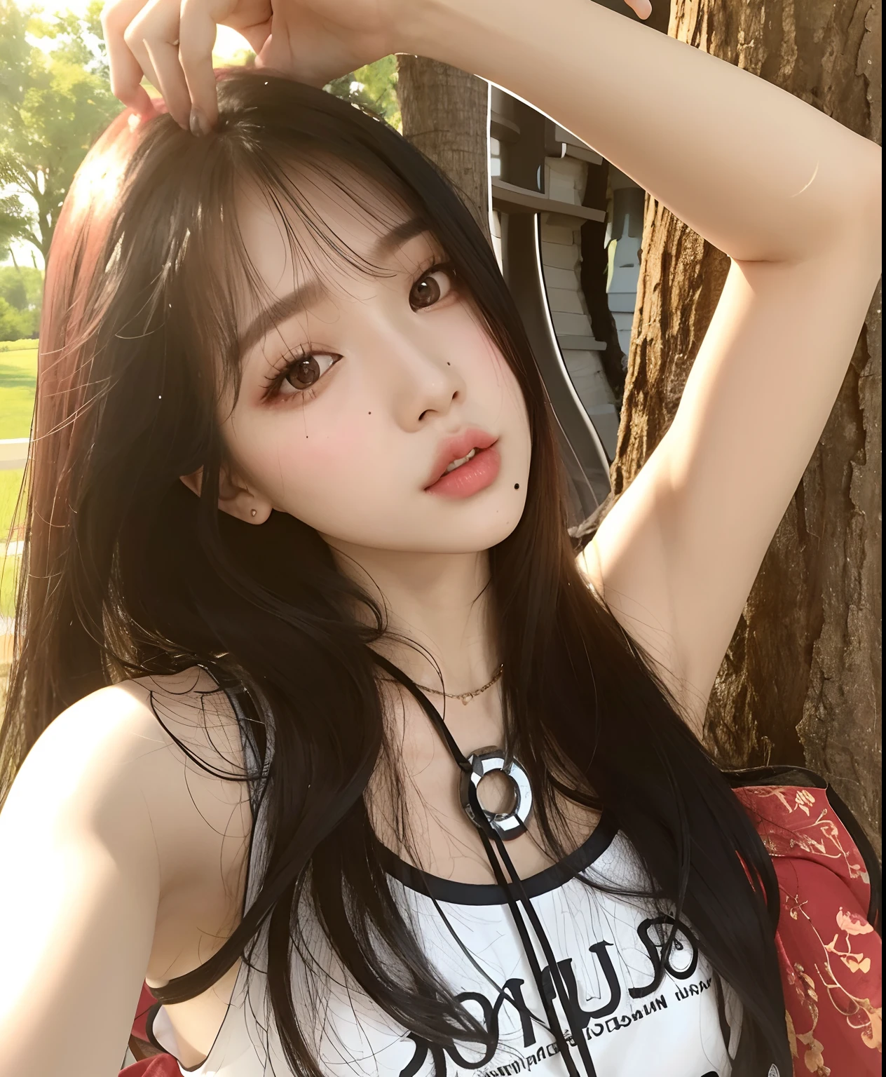 um Close up de uma mulher com cabelos longos usando um top preto, Ulzzang, cruel korean goth girl, Jisoo do Blackpink, Jisoo Blackpink Retrato, Jisoo do Blackpink, menina coreana, linda mulher coreana jovem, Retrato de Jossi do Blackpink, Asian girl with long hair, Mulher sul-coreana bonita, jossi do blackpink, mulher coreana jovem bonita, Jennie Blackpink