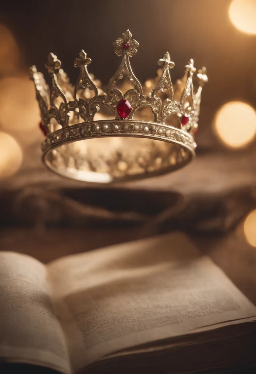Create a rustic text like the name you live in and a shiny crown at the top of the text.