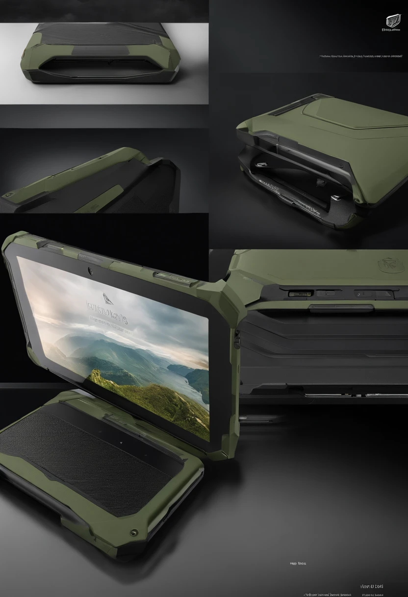 Military tablet,Product design,exterior design,Three defenses,high - tech,multifunction,Military,aestheticly pleasing,Good handling