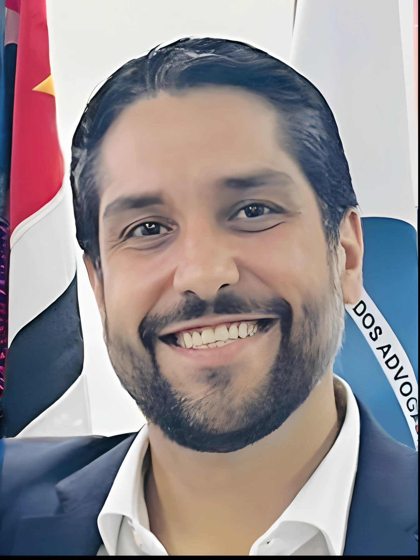 Homem sorridente na frente de bandeiras e uma bandeira dos Estados Unidos, david rios ferreira, daniel mirante, icaro carvalho, José Moncada, luiz escanuela, Pablo Perdomo, ignacio fernandez rios, danilo torres, Ricardo Milos, caio santos, Ignacio Fernández Rios ", Carlos Huante, Diego Fazio, Dan dos Santos