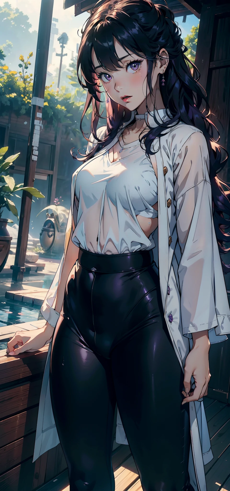 Hinata Hyuga, Extremamente Realista, extremamente sexy, muito linda, bunda grande, pernas grossas, 8K, Extremamente linda, rosto lindo, tirando selfie da bunda