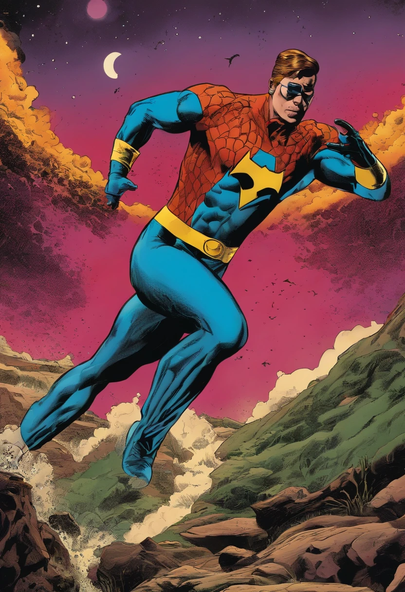 Cover art comics, the jumping man