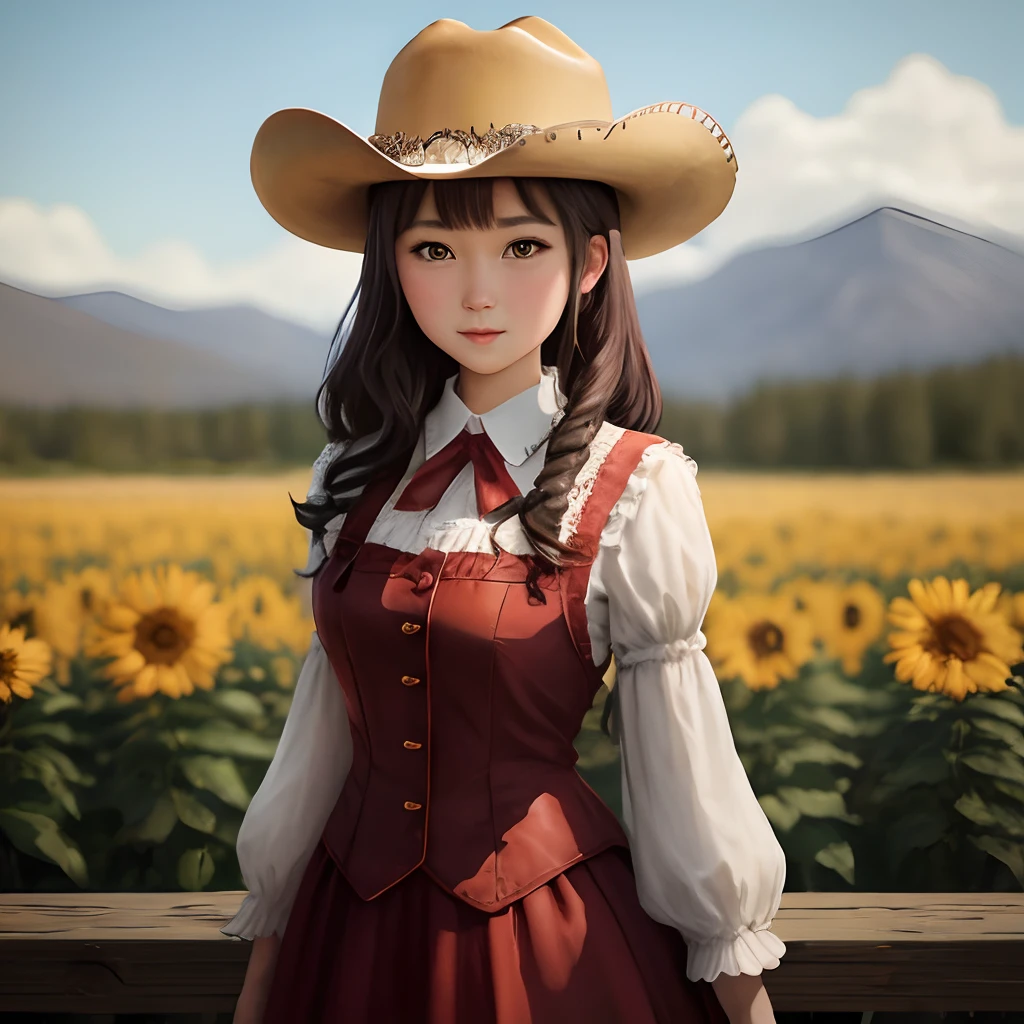 Chara as a cowgirl