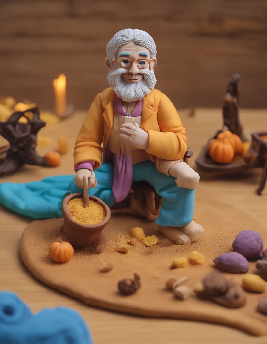 (melhor qualidade,4k,8k,Altas,master part:1.2),ultra-detalhado,(Realistic,fotorrealista,photo-realistic:1.37), Country Greece as a Halloween figure, intricado, detalhado,