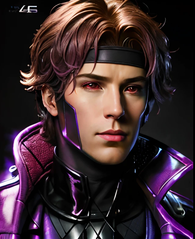 (gambit,remy lebeau:x-men,mutant,hyperdetailed,hyperrealistic),(portrait,sculpture,figure),(exquisite details),(best quality,4k,highres,masterpiece:1.2),(vivid colors,bold contrast),(studio lighting,ambient light)